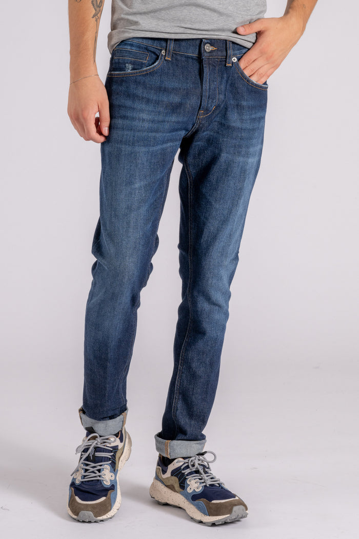 Dondup George Cotton Jeans Blue-2