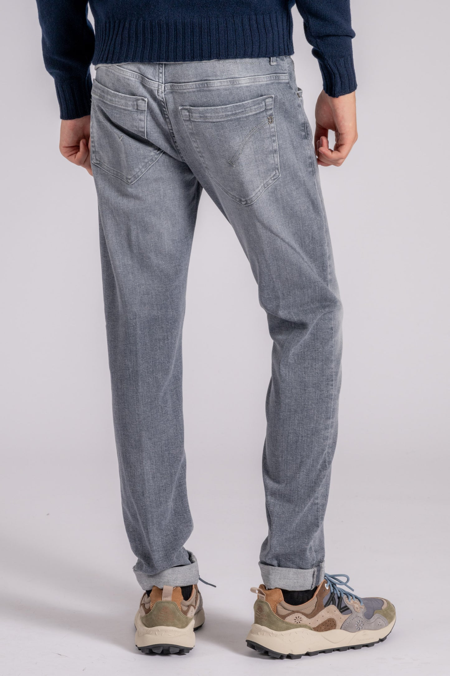  Dondup Jeans George Cotton/elastane Blue Grigio Uomo - 7