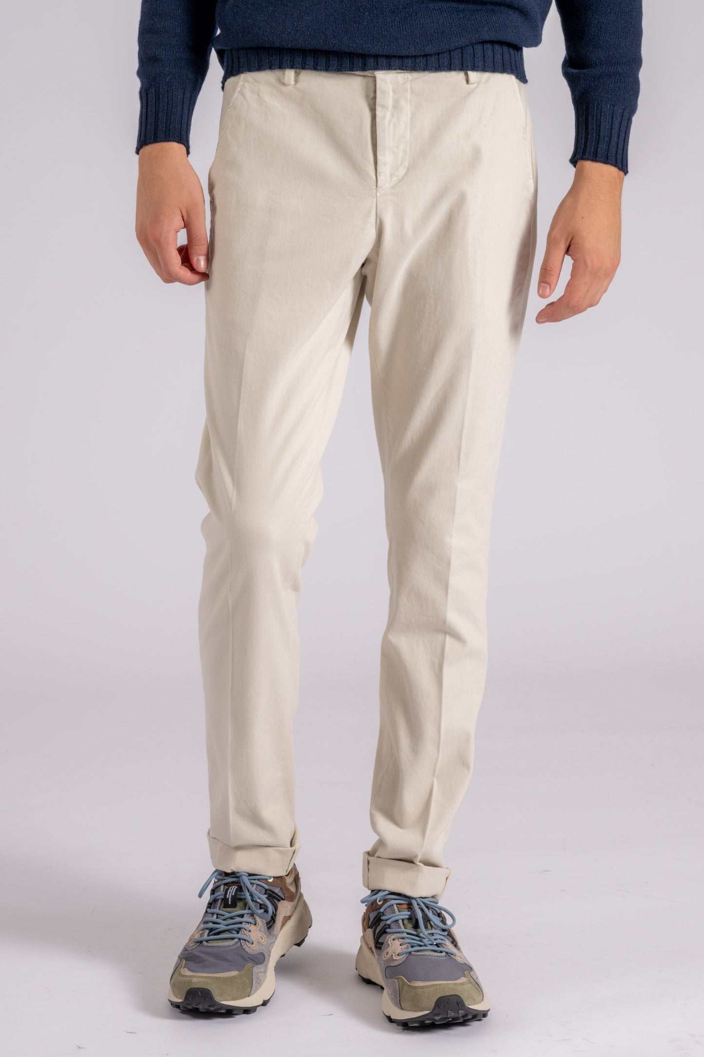  Dondup Pantalone Gaubert Cotone/elastam Beige Beige Uomo - 1