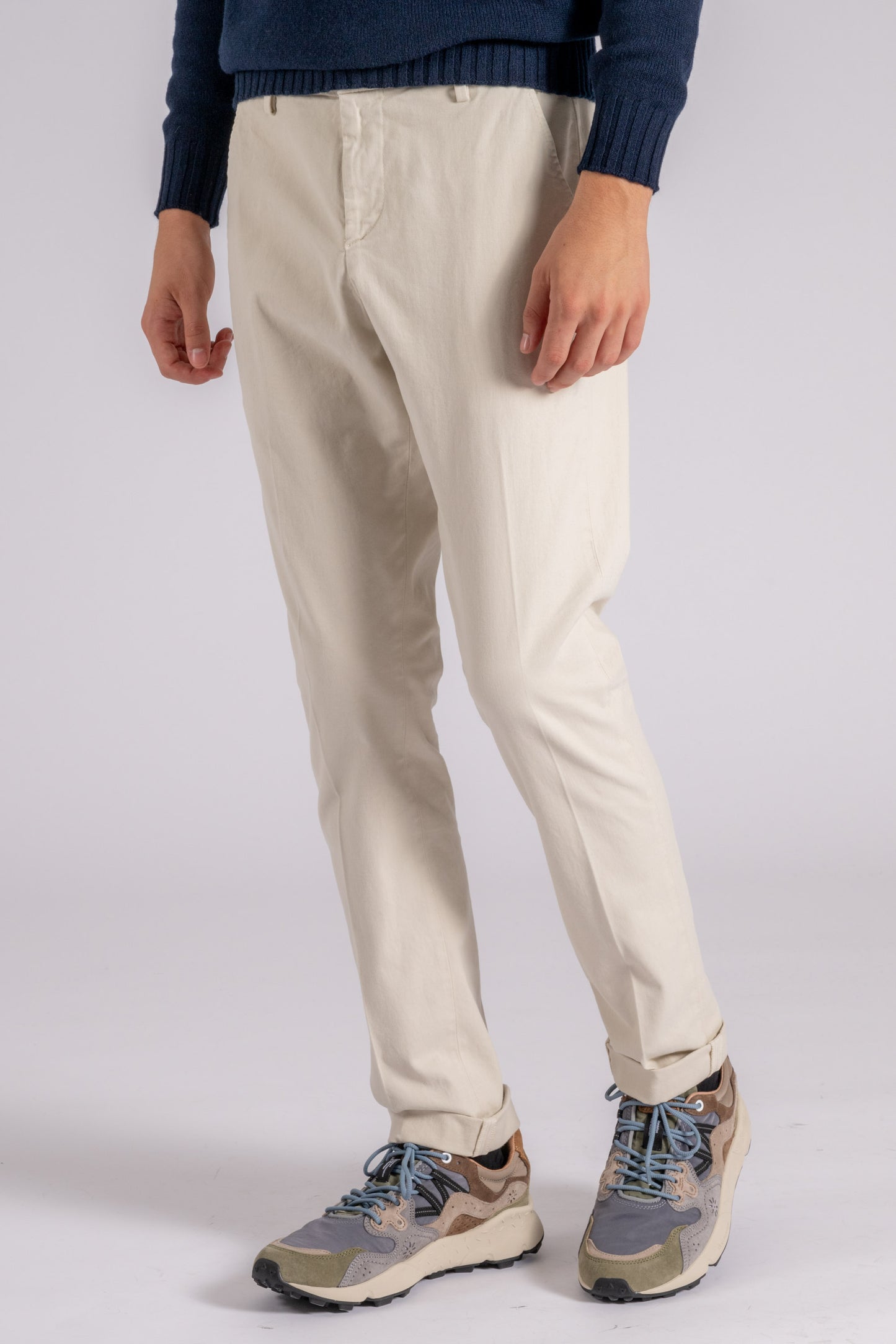  Dondup Pantalone Gaubert Cotone/elastam Beige Beige Uomo - 2