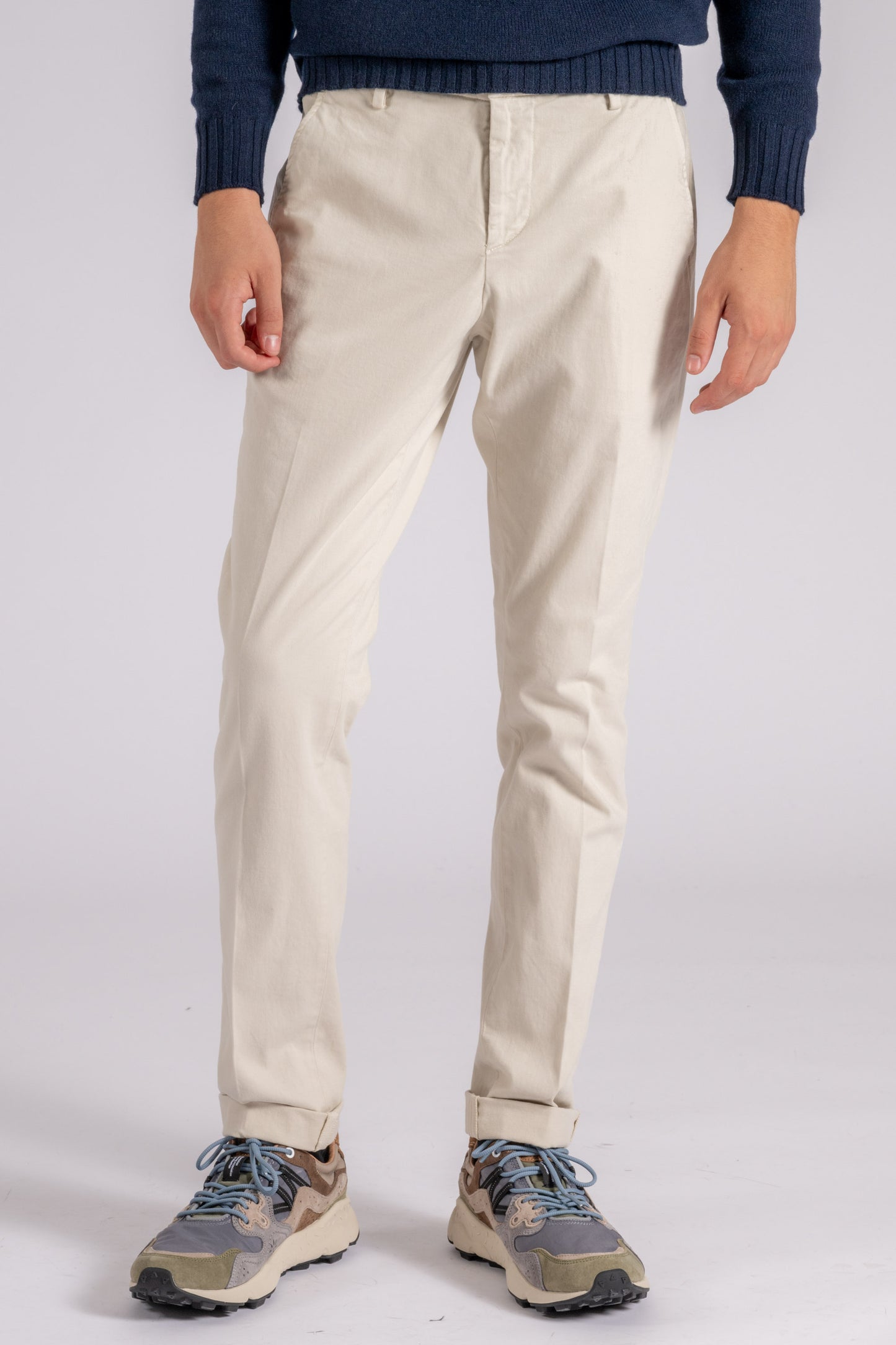  Dondup Pantalone Gaubert Cotone/elastam Beige Beige Uomo - 4