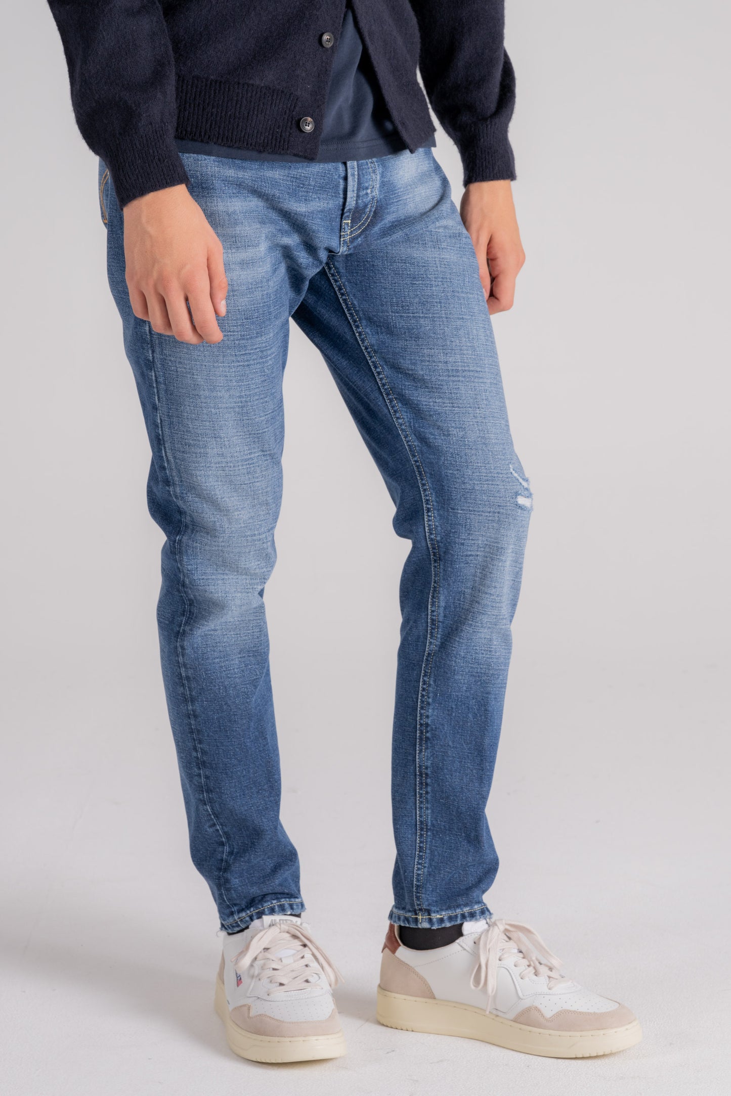  Dondup Jeans Dian Cotton Blue Blu Uomo - 2