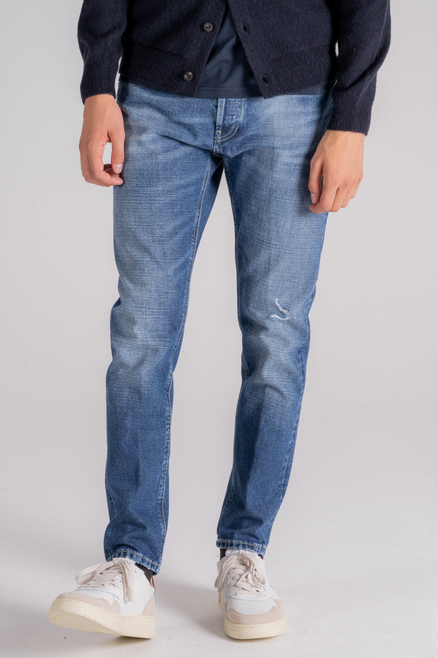  Dondup Jeans Dian Cotton Blue Blu Uomo - 3