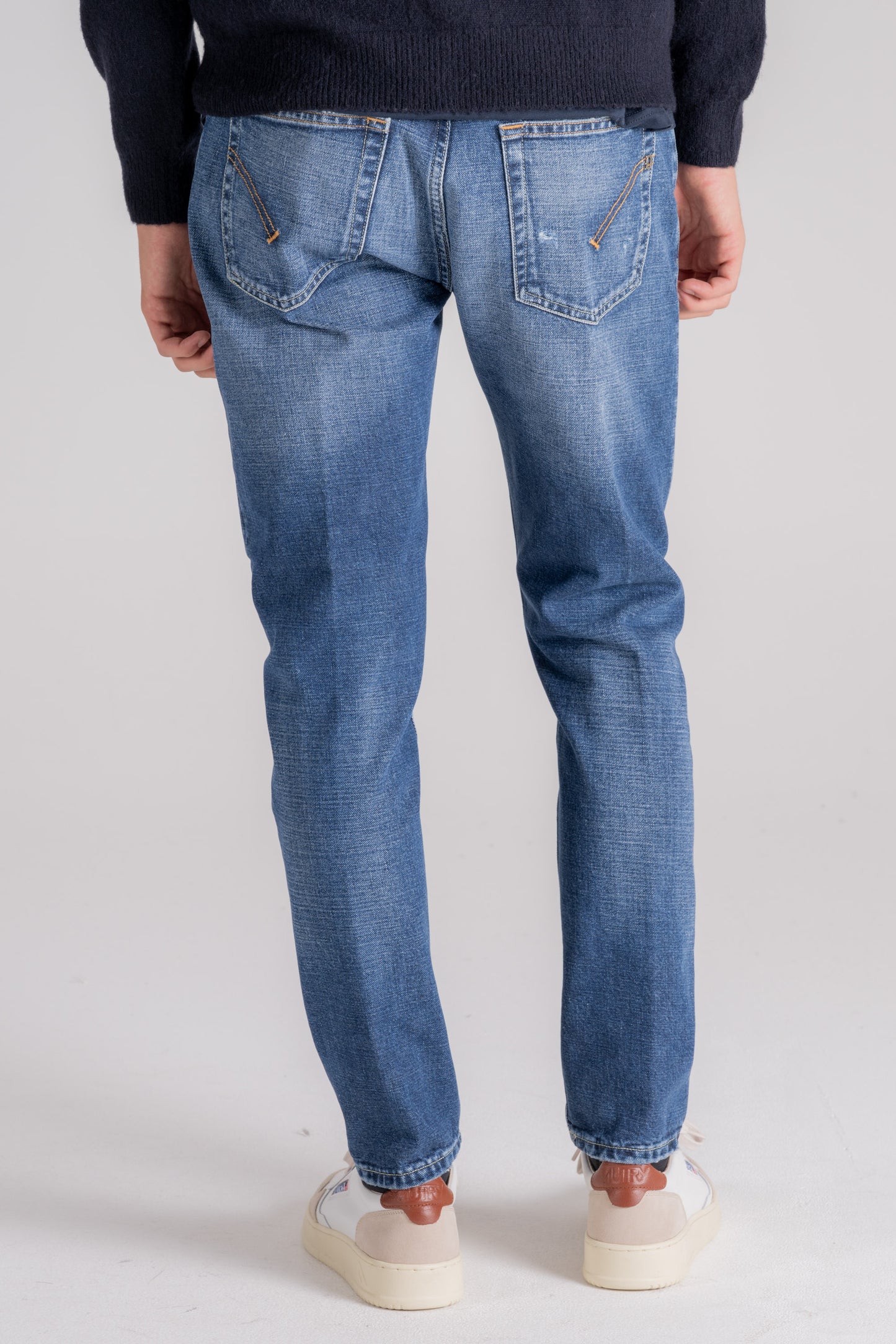  Dondup Jeans Dian Cotton Blue Blu Uomo - 5