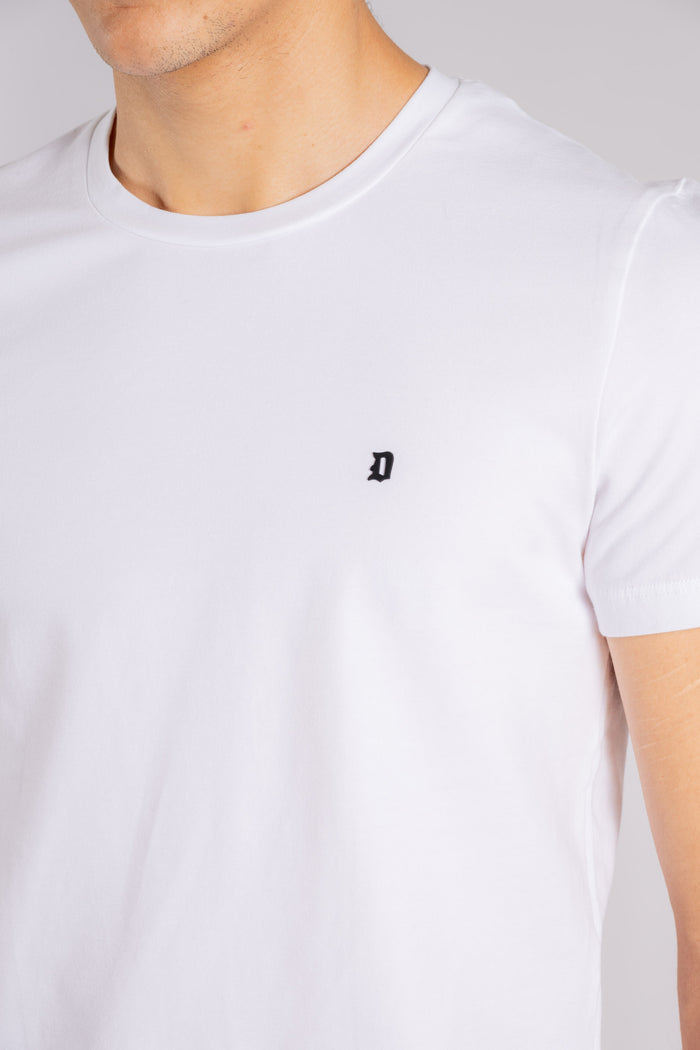  Dondup T-shirt Cotton/elastane White Bianco Uomo - 4