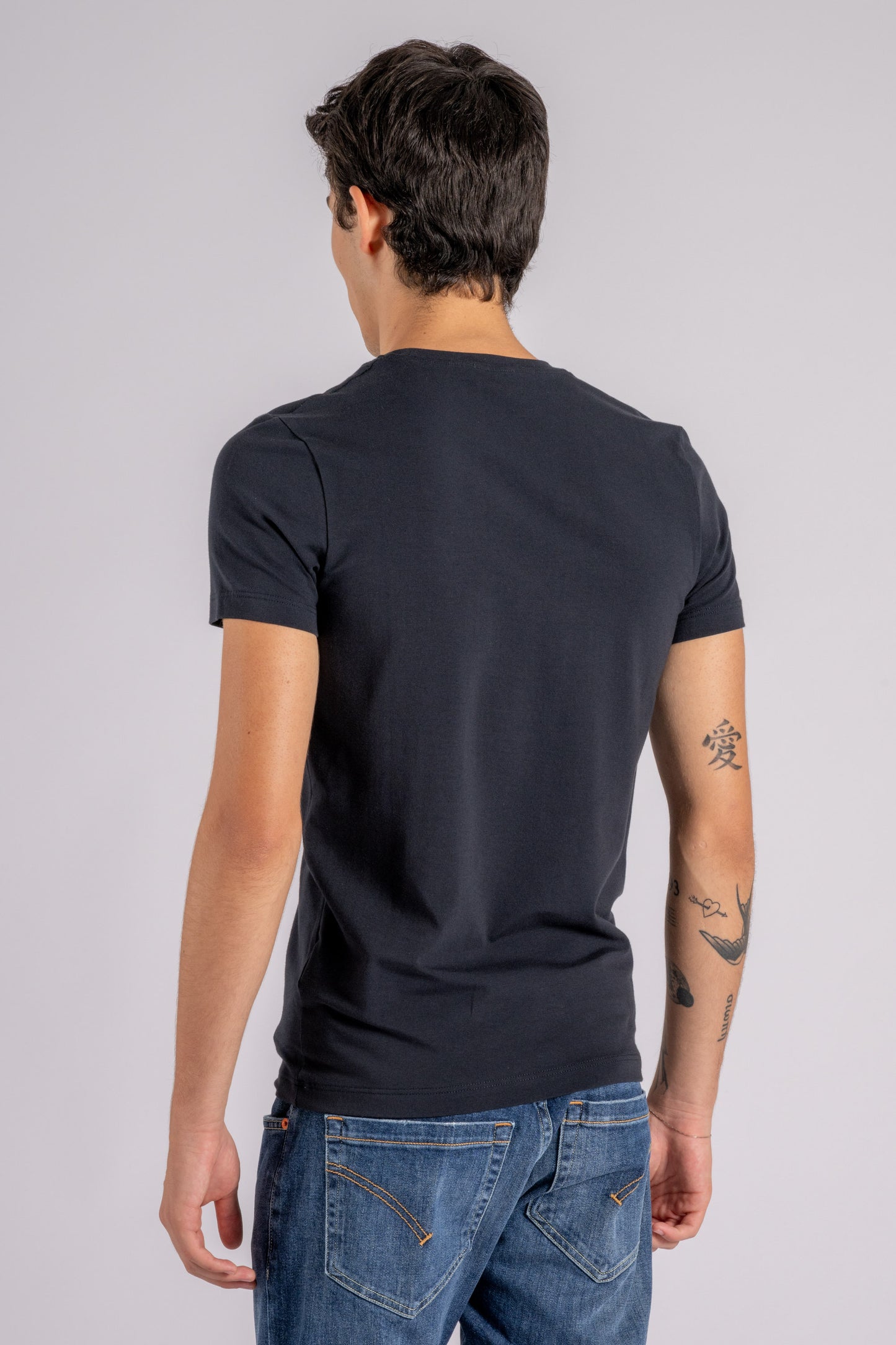  Dondup T-shirt Cotton/elastane Blue Blu Uomo - 3