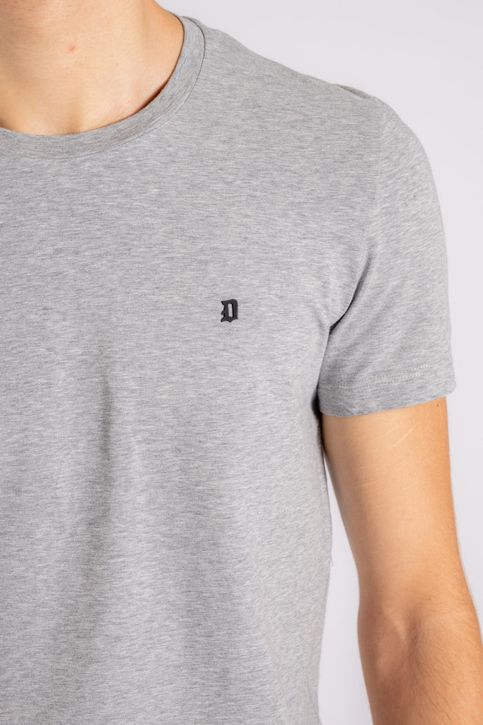  Dondup Blue Cotton/elastane T-shirt Grigio Uomo - 4