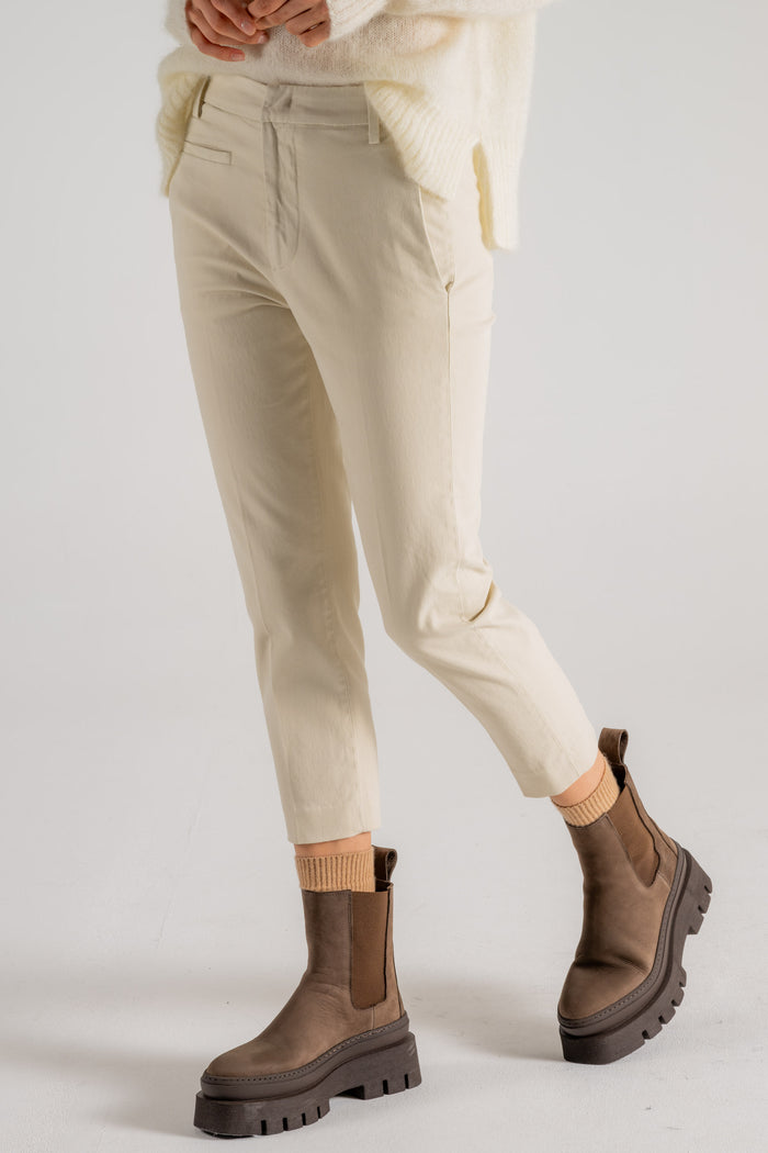  Dondup Pantalone Ariel Grigio Beige Donna - 3