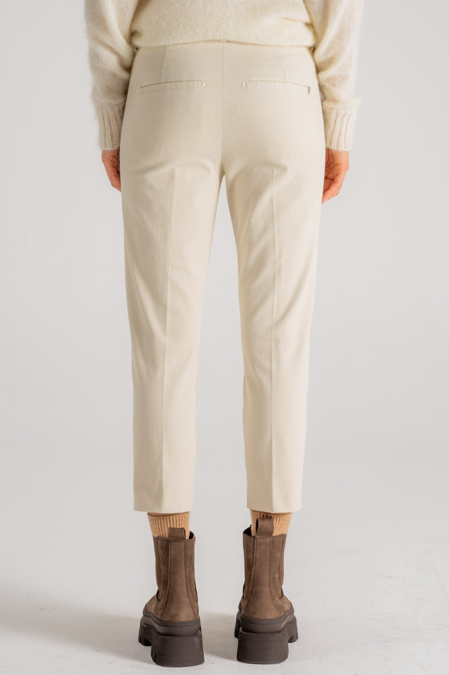  Dondup Pantalone Ariel Grigio Beige Donna - 4