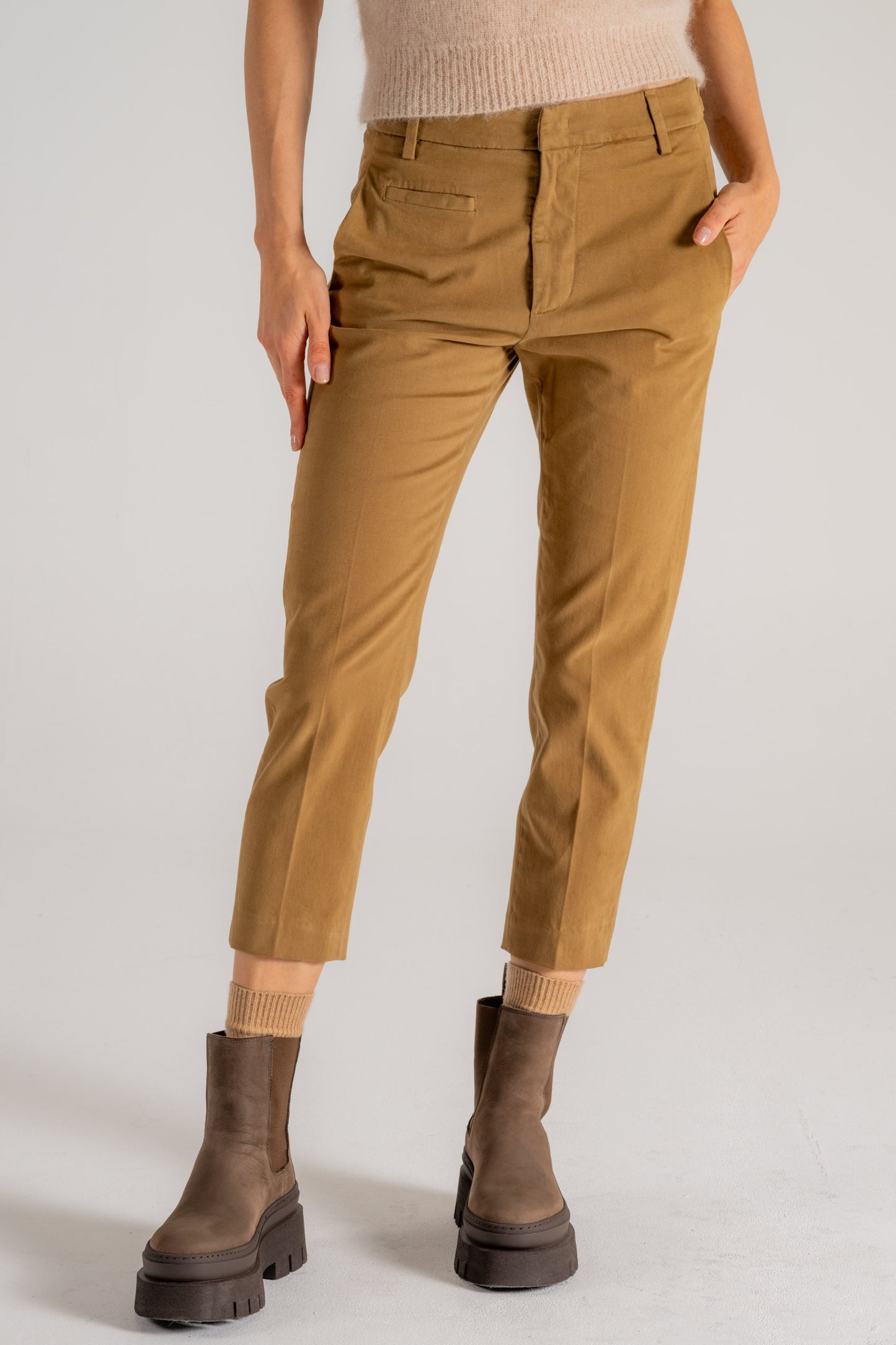  Dondup Pantalone Ariel Beige Beige Donna - 1