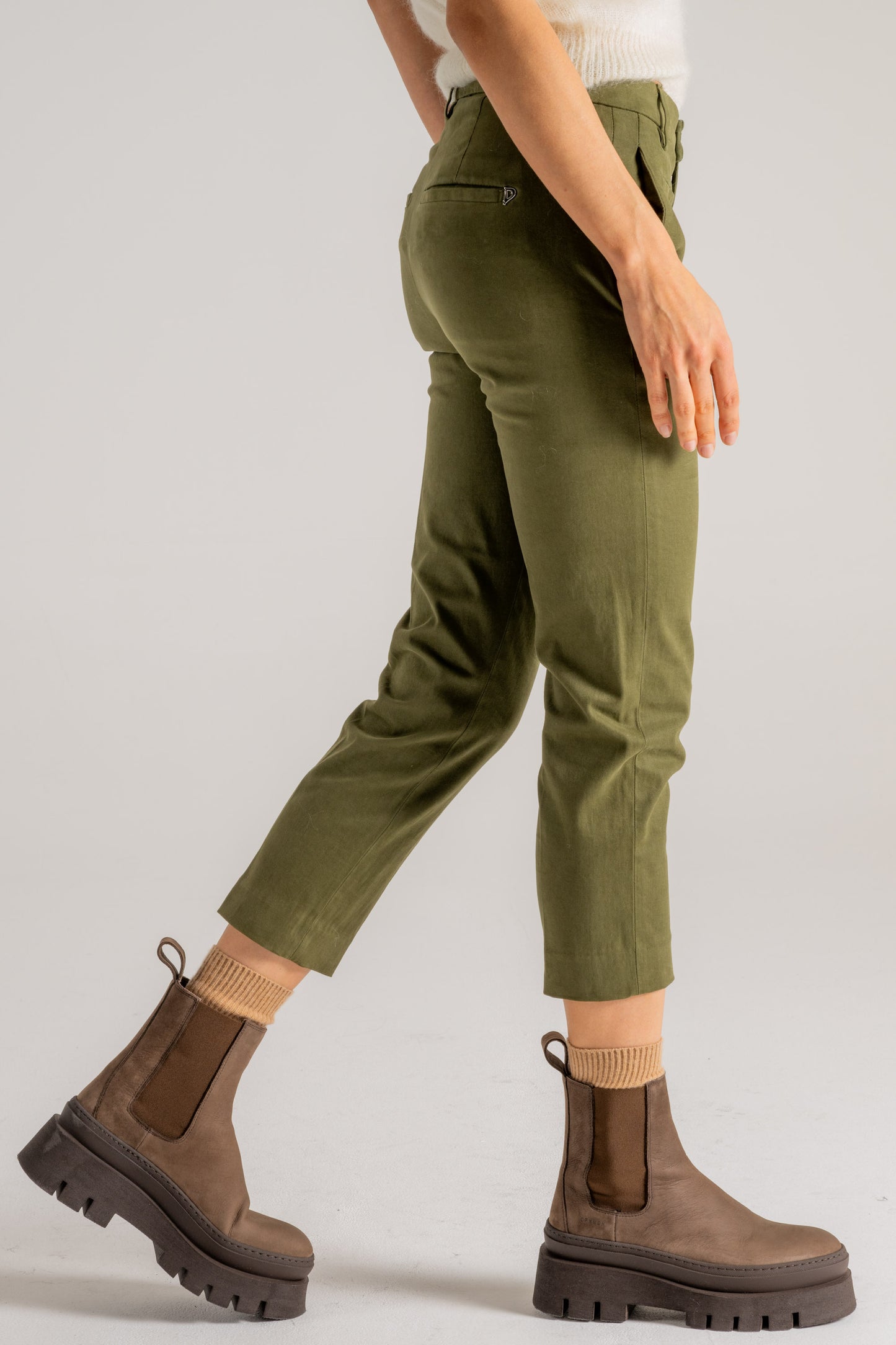  Dondup Pantalone Ariel Verde Verde Donna - 2