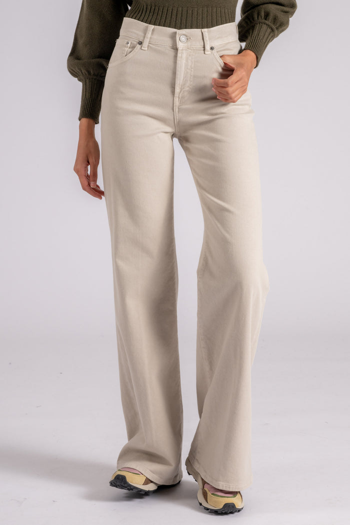  Dondup Amber Jeans In Beige Cotton/lyocell Beige Donna - 3