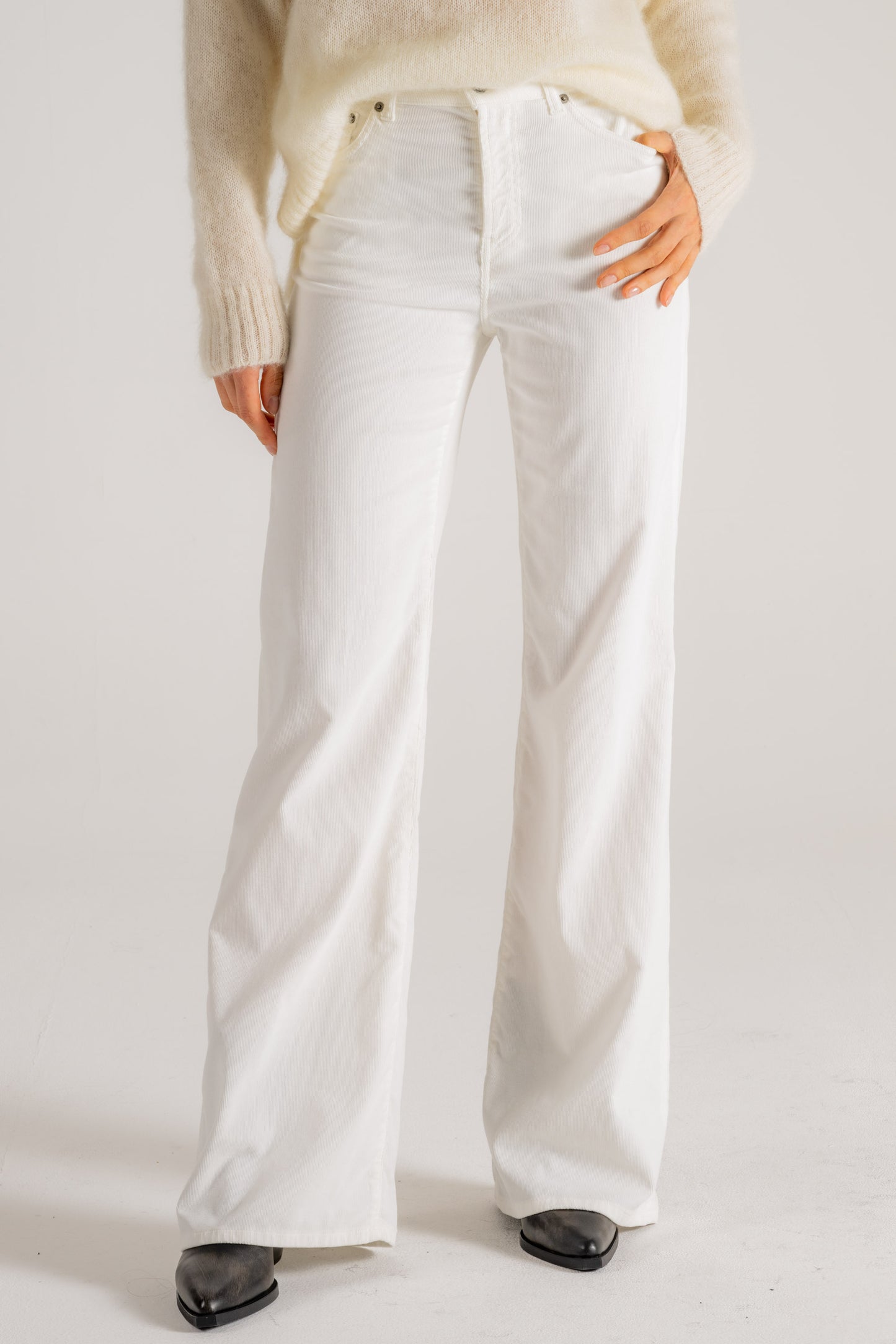  Dondup Jeans Amber Bianco Donna - 1