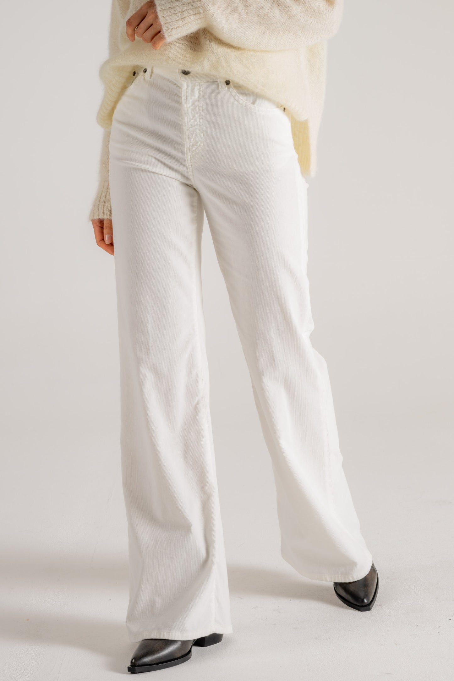  Dondup Jeans Amber Bianco Donna - 2