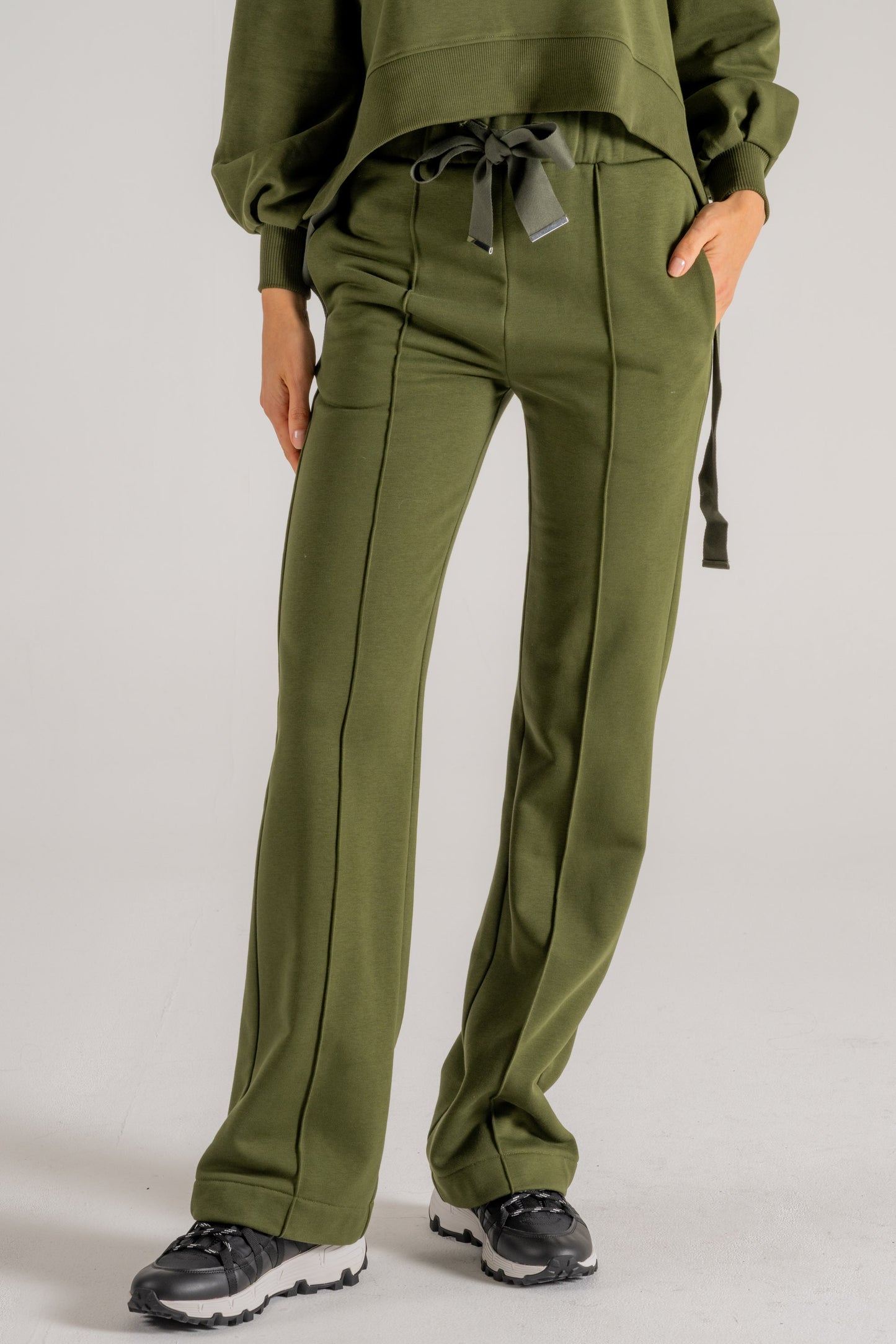  Dondup Pantalone Verde Verde Donna - 1