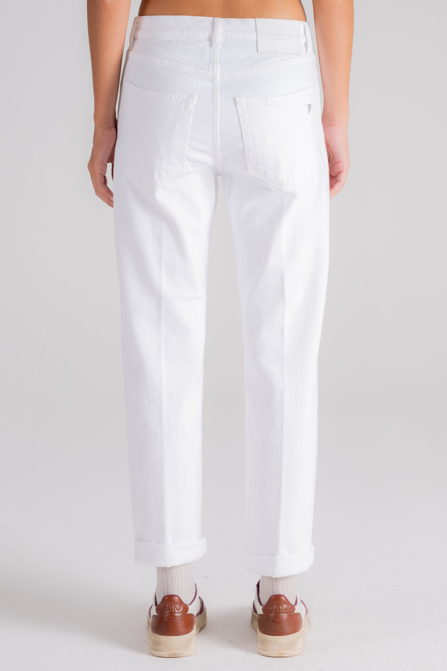  Dondup Icon Jeans Cotton/elastane White Bianco Donna - 3