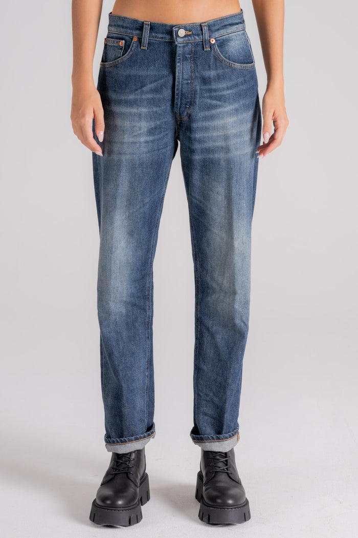 Dondup Jeans Icon Cotone/Elastomultiestere Blu