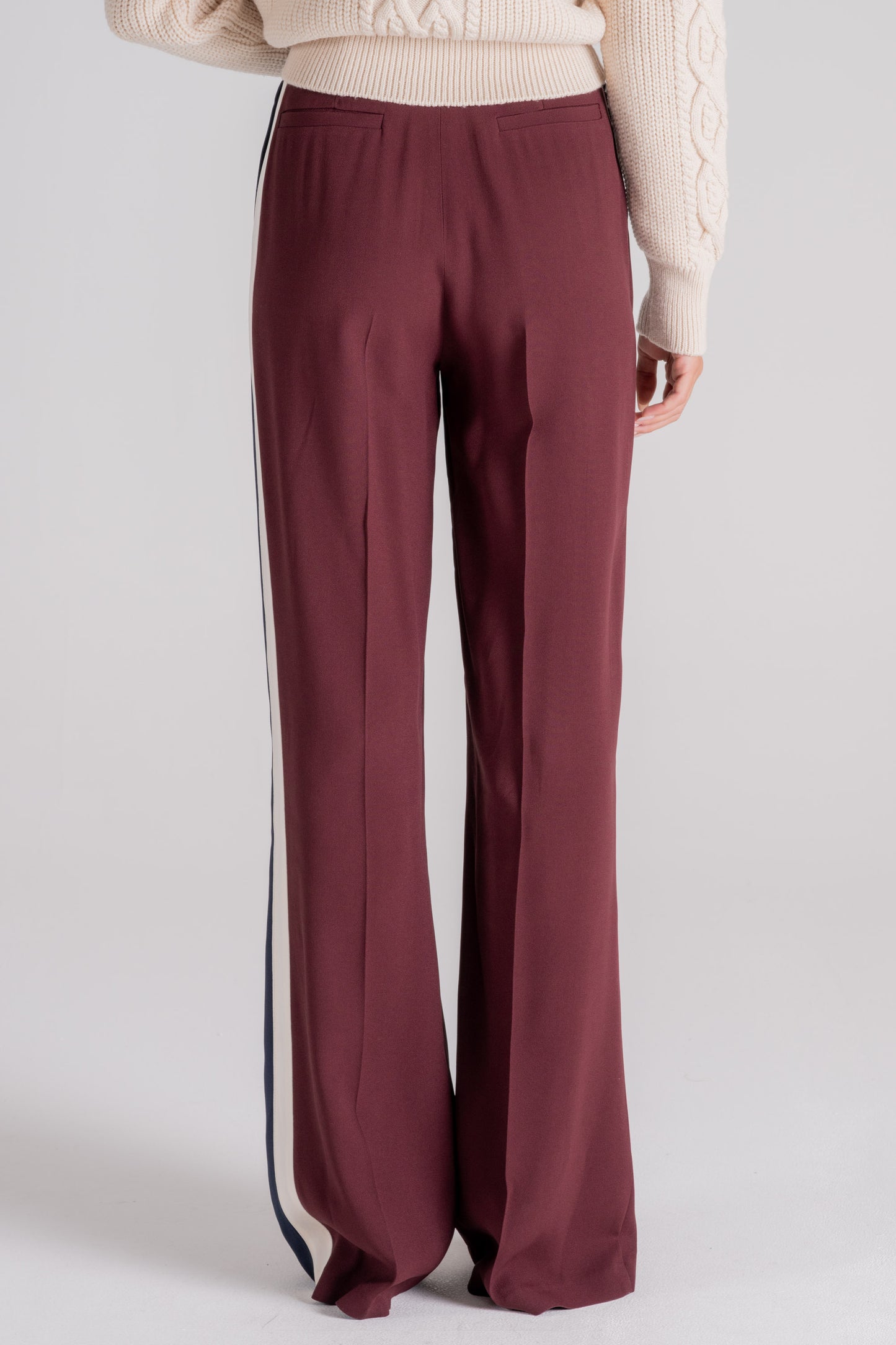  Elisabetta Franchi Pantalone Acetato/viscosa Rosso Rosso Donna - 1