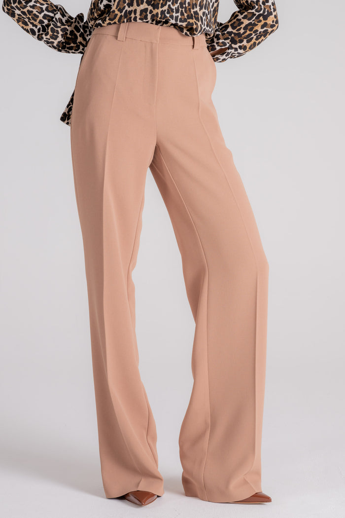 Elisabetta Franchi Trousers 100% Polyester Beige