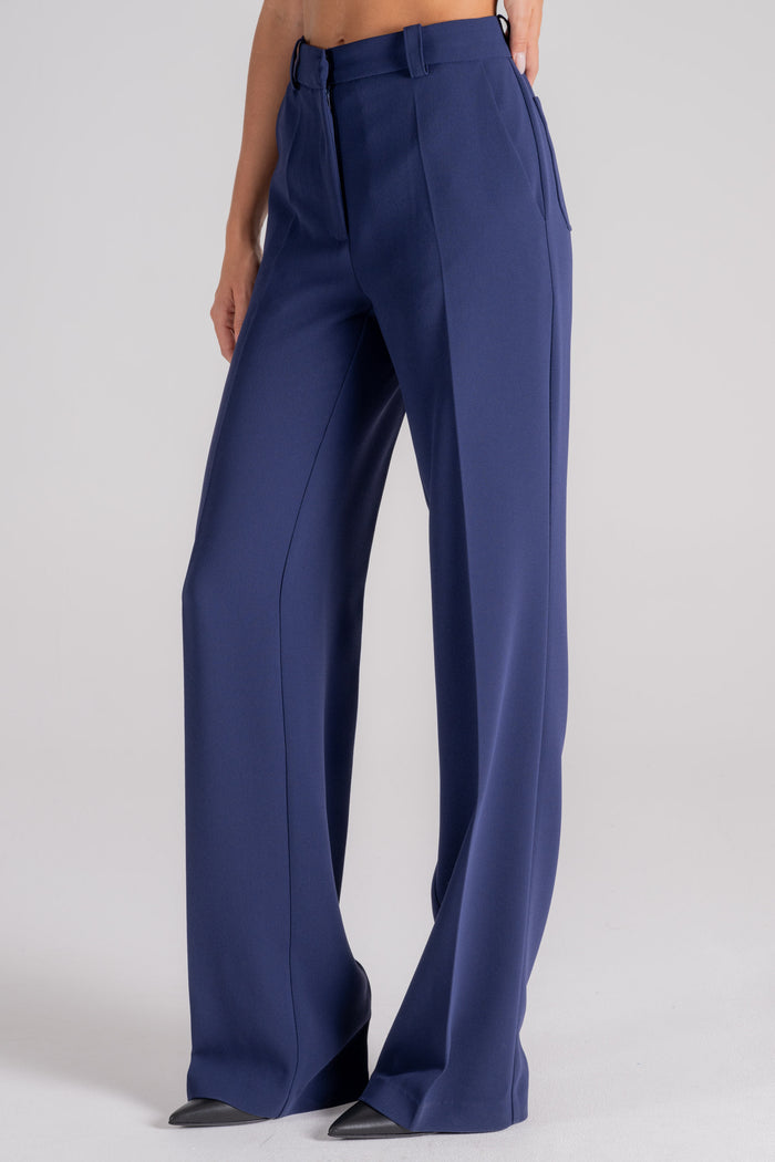 Elisabetta Franchi Polyester Blue Trousers-2