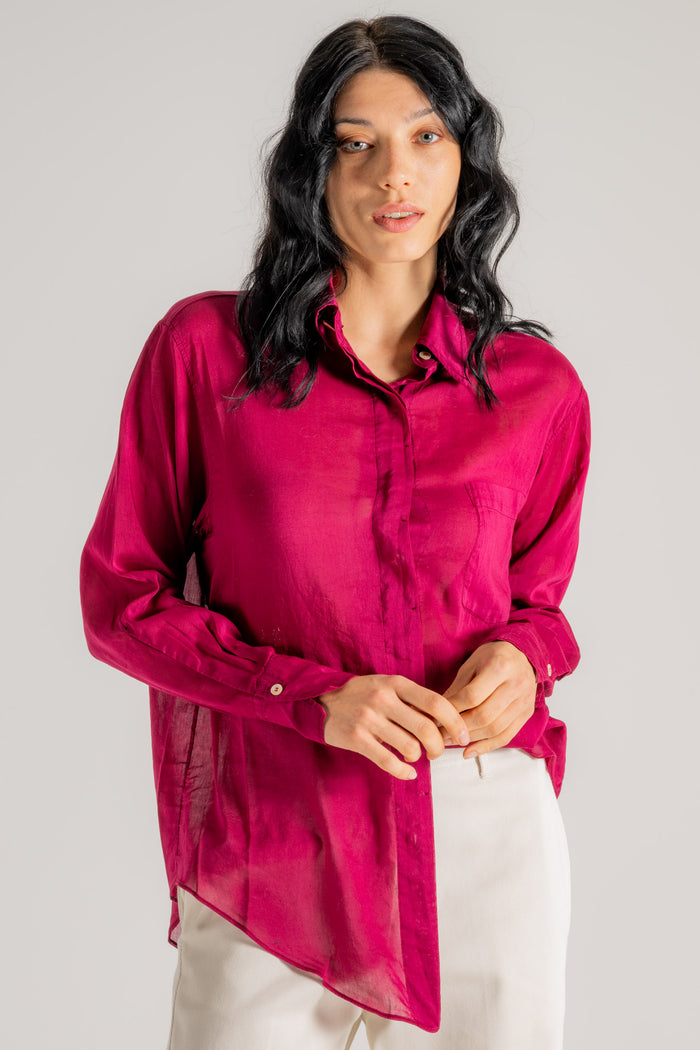  Forte_forte Forte Forte Essential Cotton Silk Shirt Donna - 3