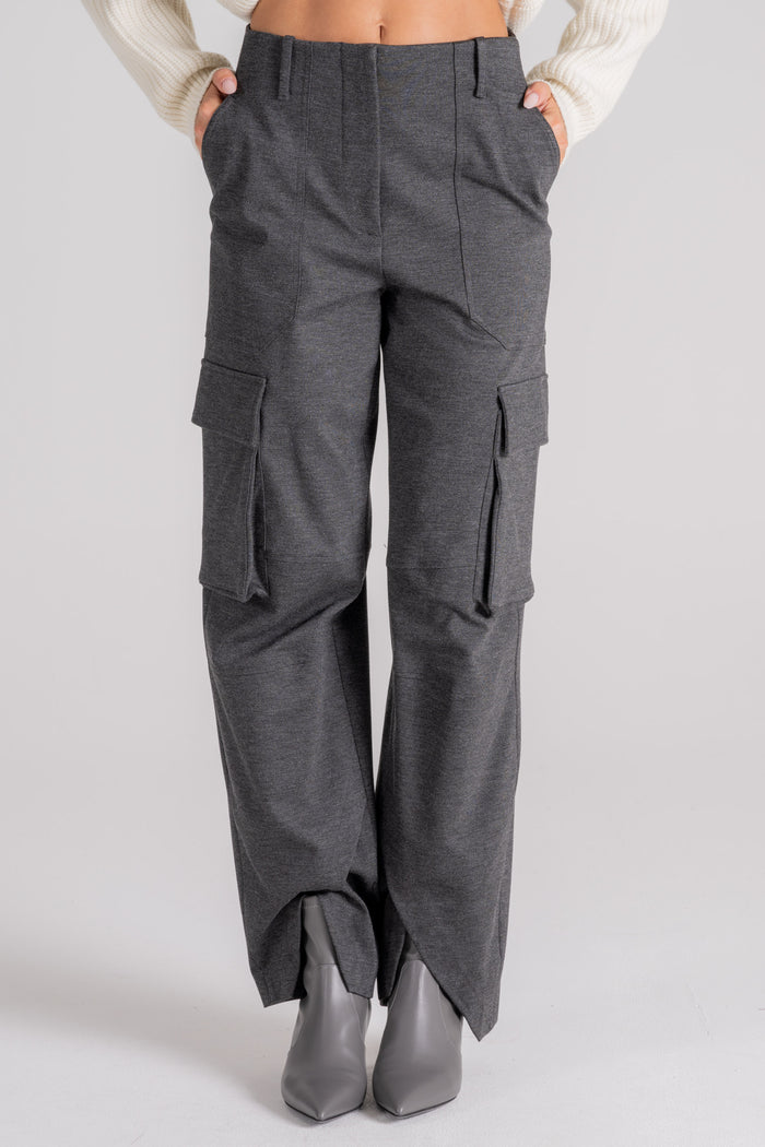  Erika Cavallini Bice Trousers Viscose/polyamide/elastane Grey Grigio Donna - 3