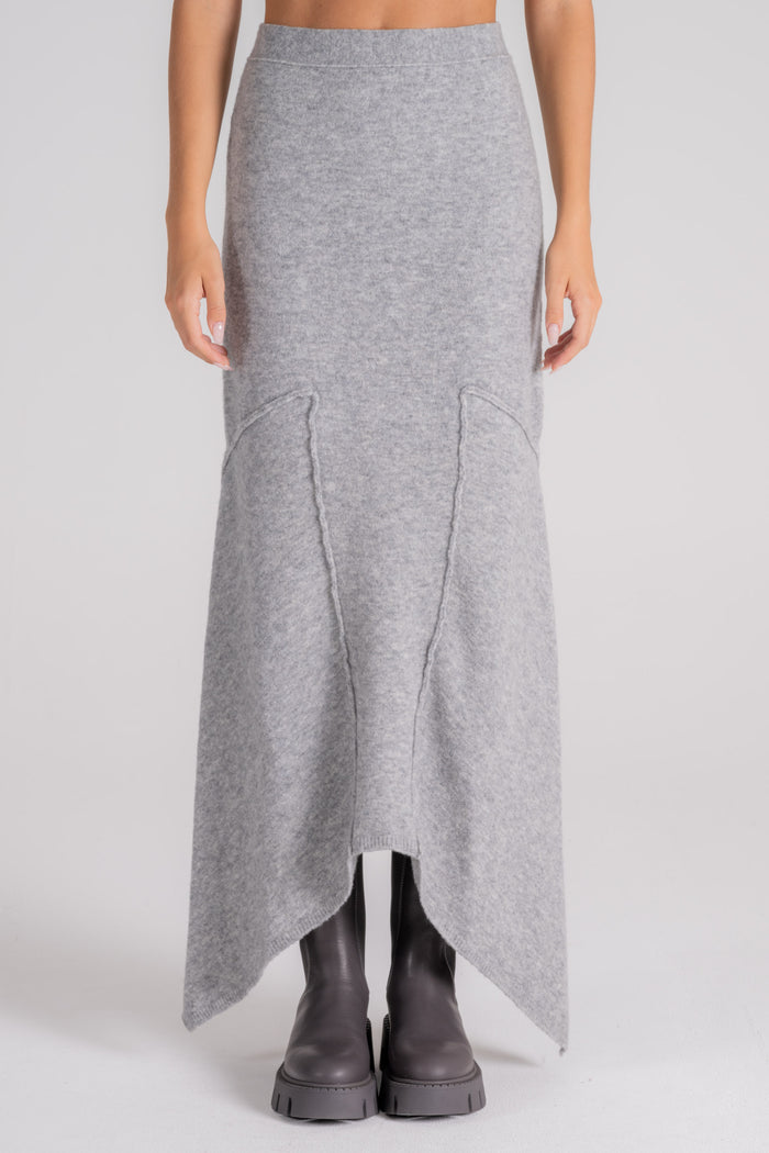 Erika Cavallini Skirt Carmen Wool/Polyamide/Cashmere Grey