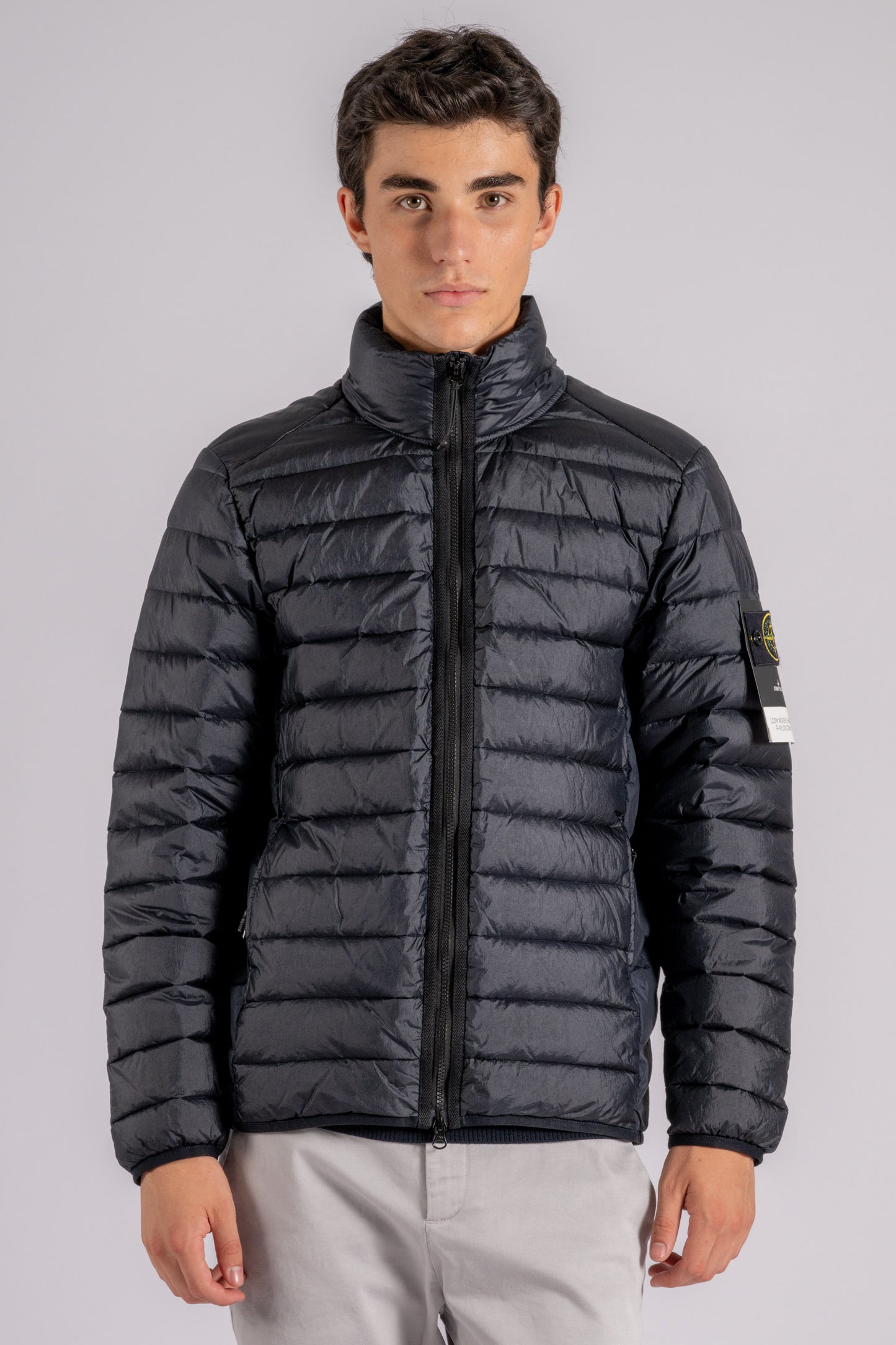  Stone Island Down Jacket 100% Polyamide Blue Blu Uomo - 5