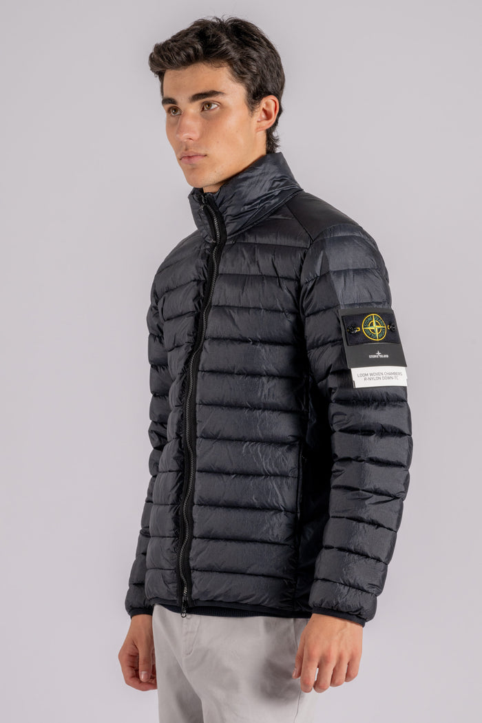  Stone Island Down Jacket 100% Polyamide Blue Blu Uomo - 6