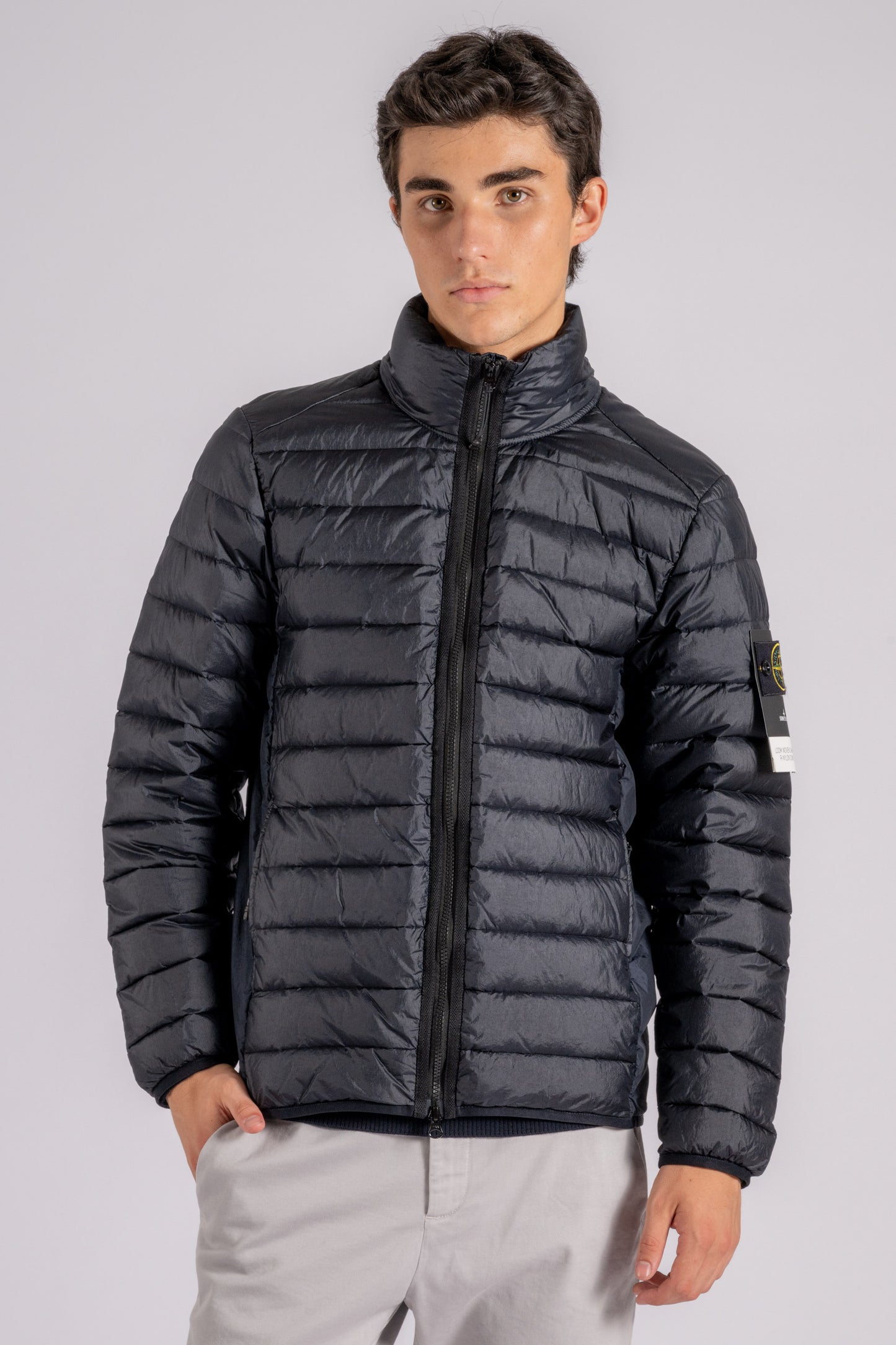  Stone Island Down Jacket 100% Polyamide Blue Blu Uomo - 7