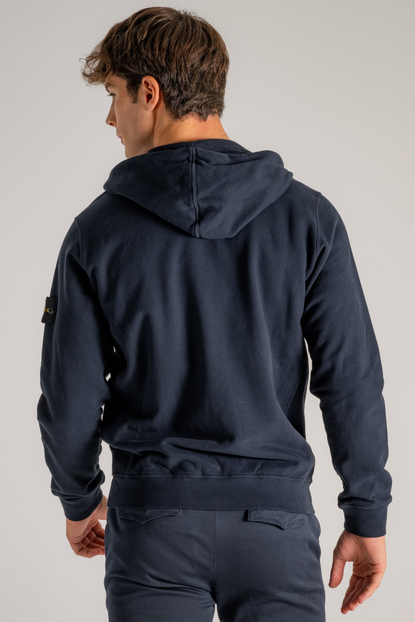  Stone Island Felpa Blu Blu Uomo - 4