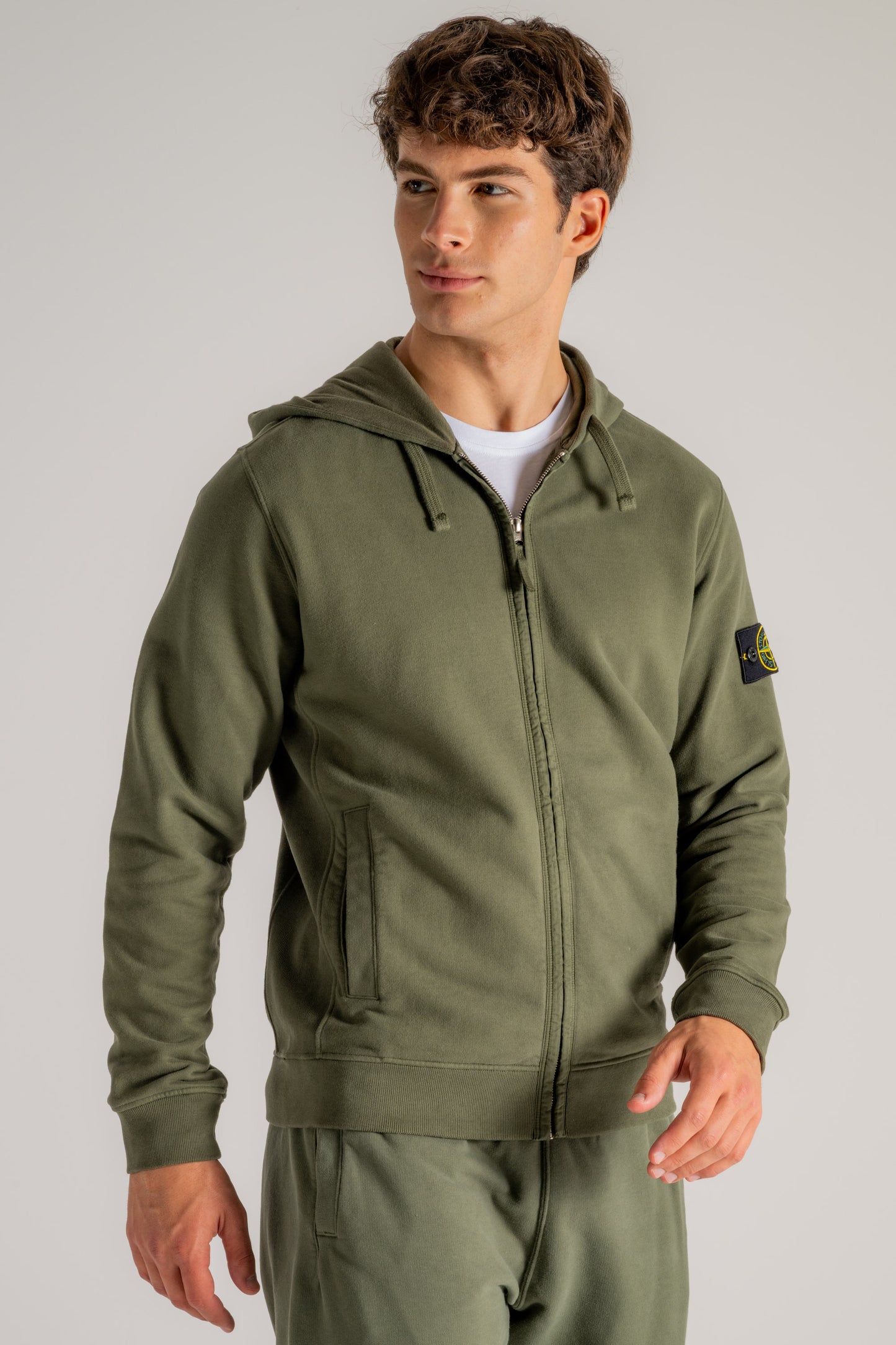  Stone Island Felpa Verde Verde Uomo - 2