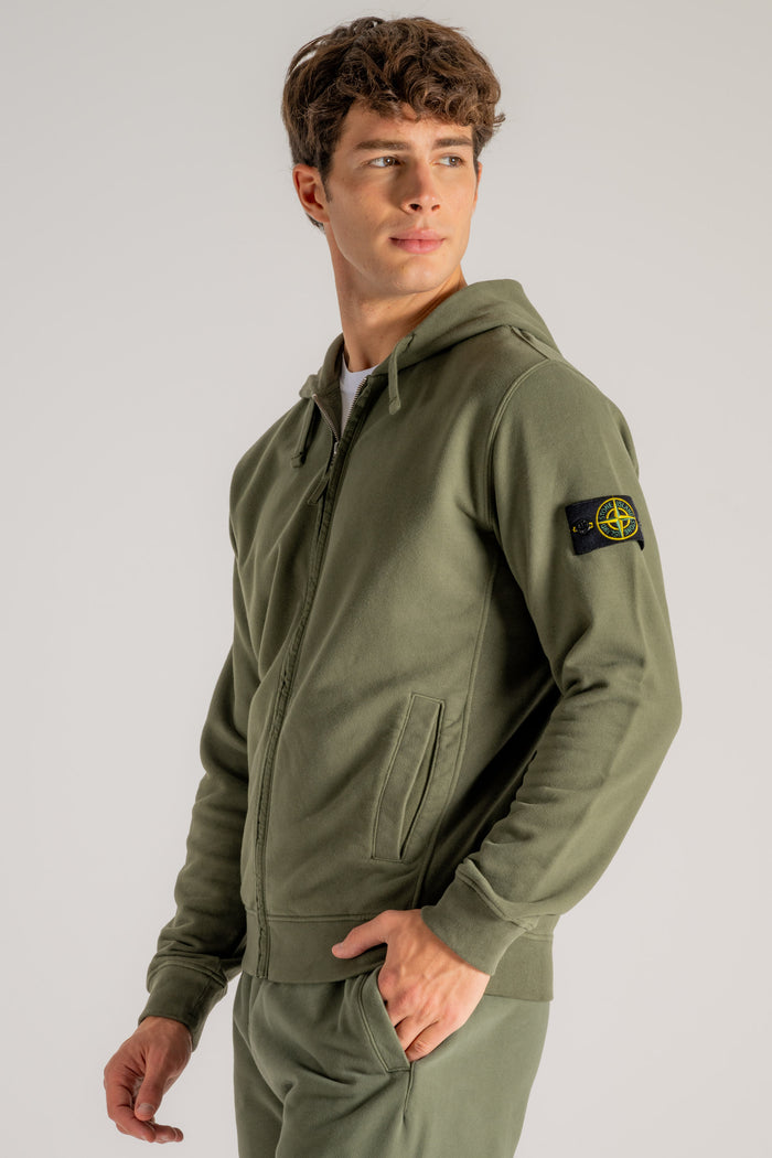  Stone Island Felpa Verde Verde Uomo - 3