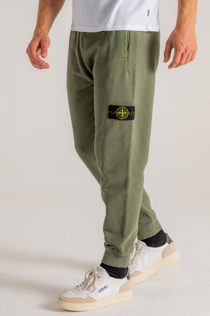  Stone Island Pantalone Felpa Verde Verde Uomo - 3