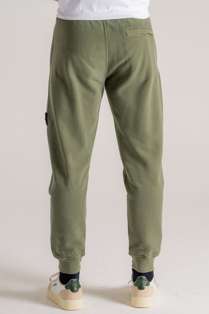  Stone Island Pantalone Felpa Verde Verde Uomo - 4