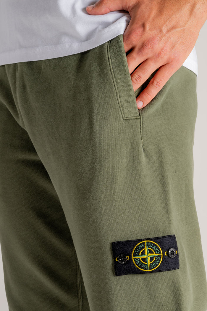  Stone Island Pantalone Felpa Verde Verde Uomo - 5