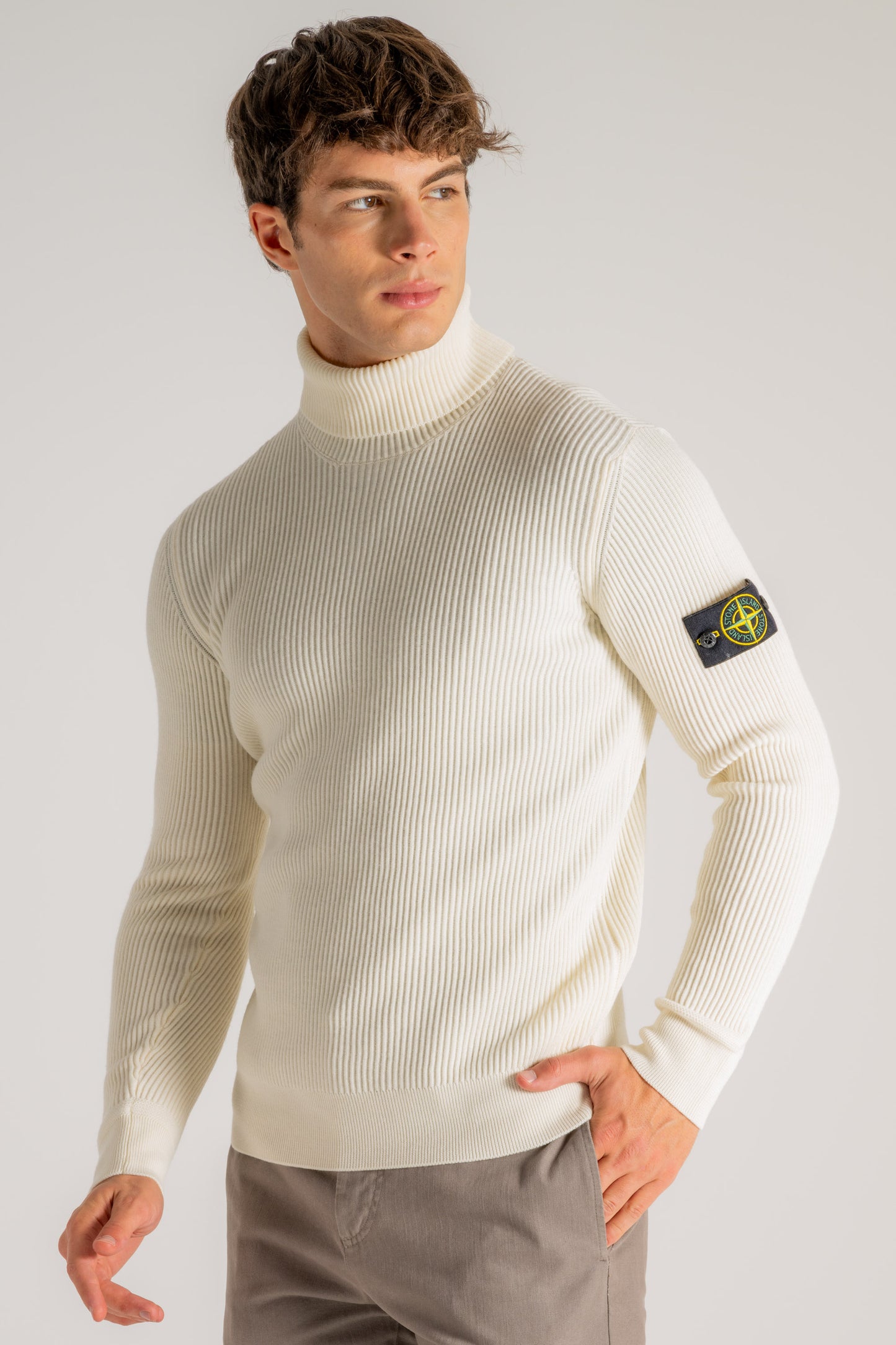  Stone Island Maglia Bianco Bianco Uomo - 2