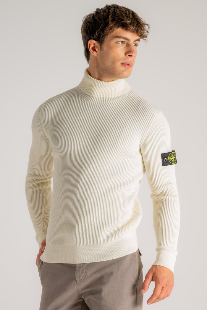  Stone Island Maglia Bianco Bianco Uomo - 3