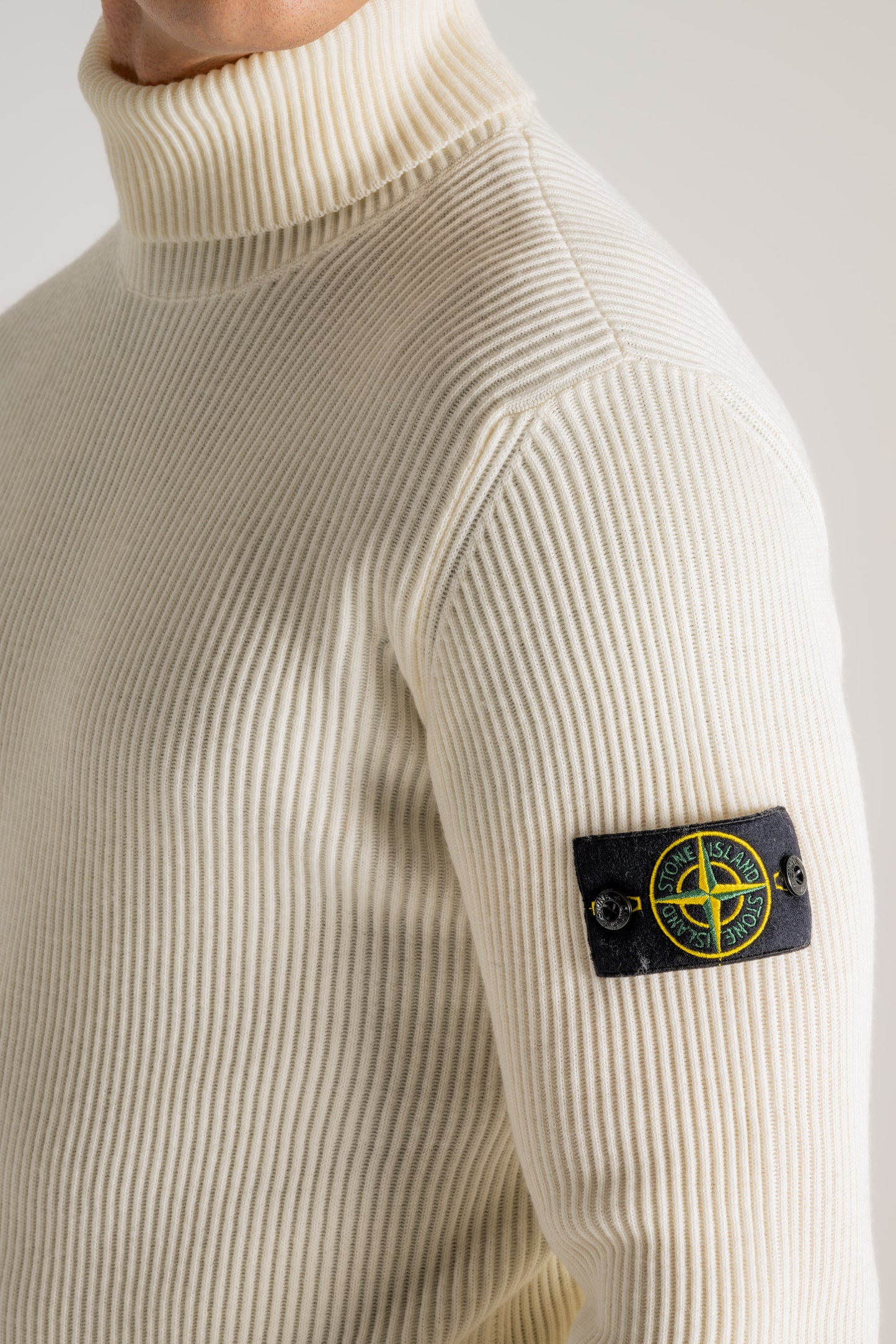  Stone Island Maglia Bianco Bianco Uomo - 5