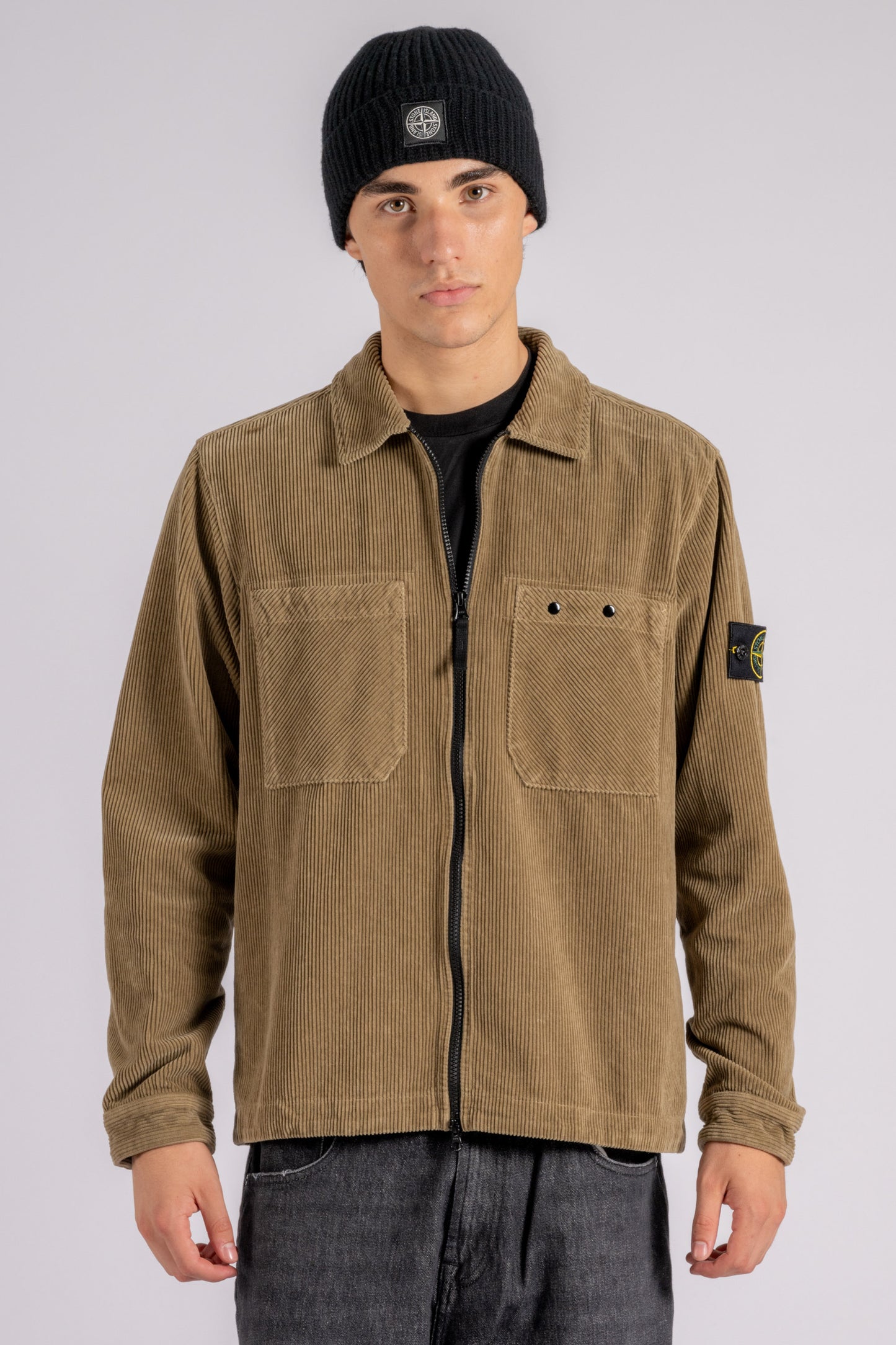  Stone Island Overshirt Cotton Brown Marrone Uomo - 1