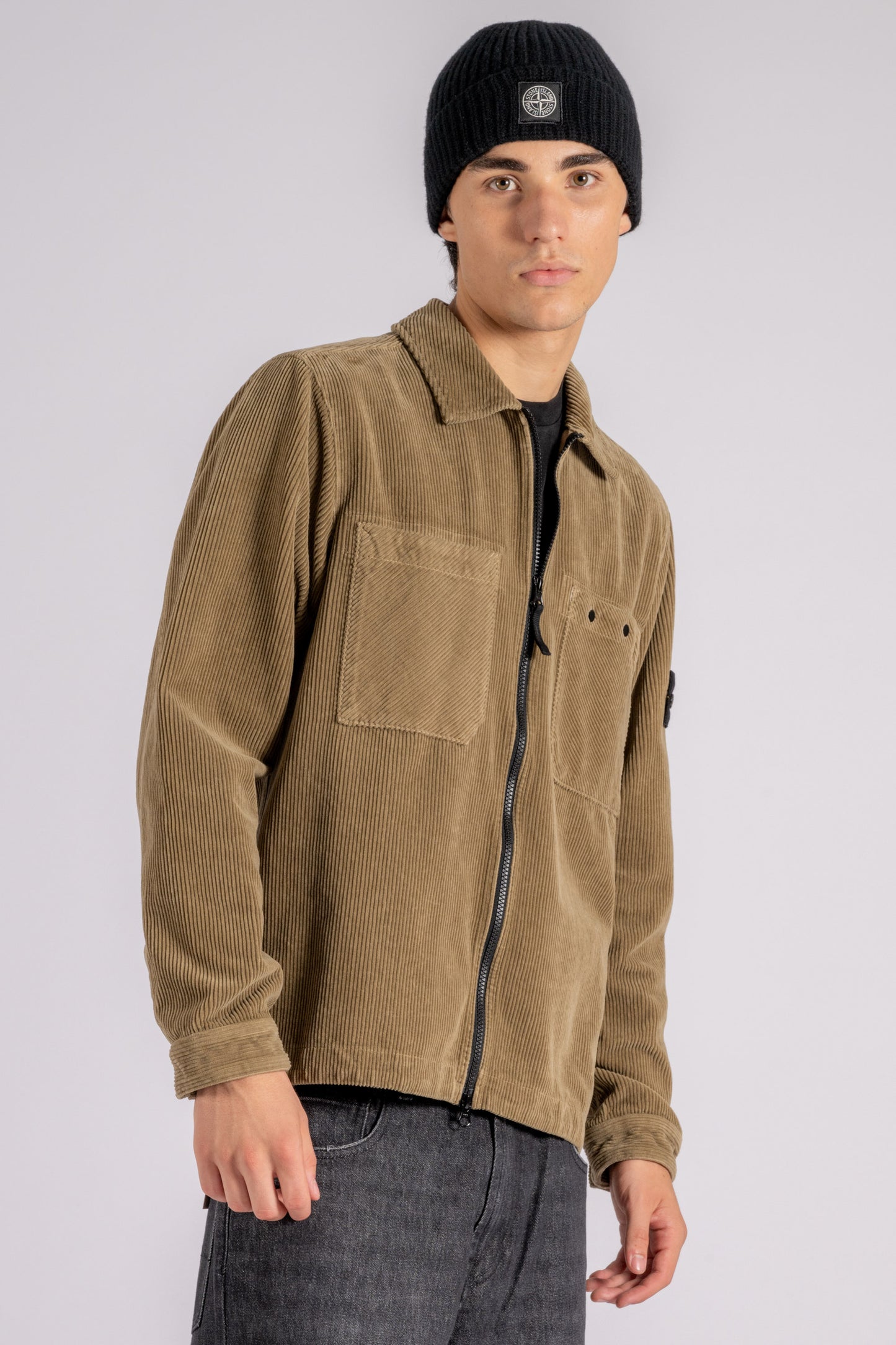  Stone Island Overshirt Cotton Brown Marrone Uomo - 3