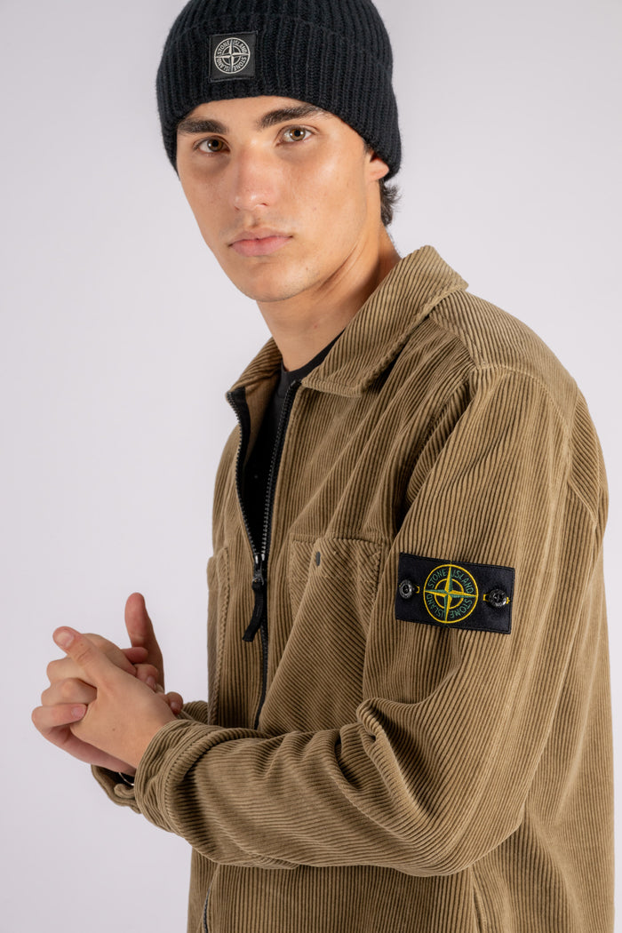  Stone Island Overshirt Cotton Brown Marrone Uomo - 6