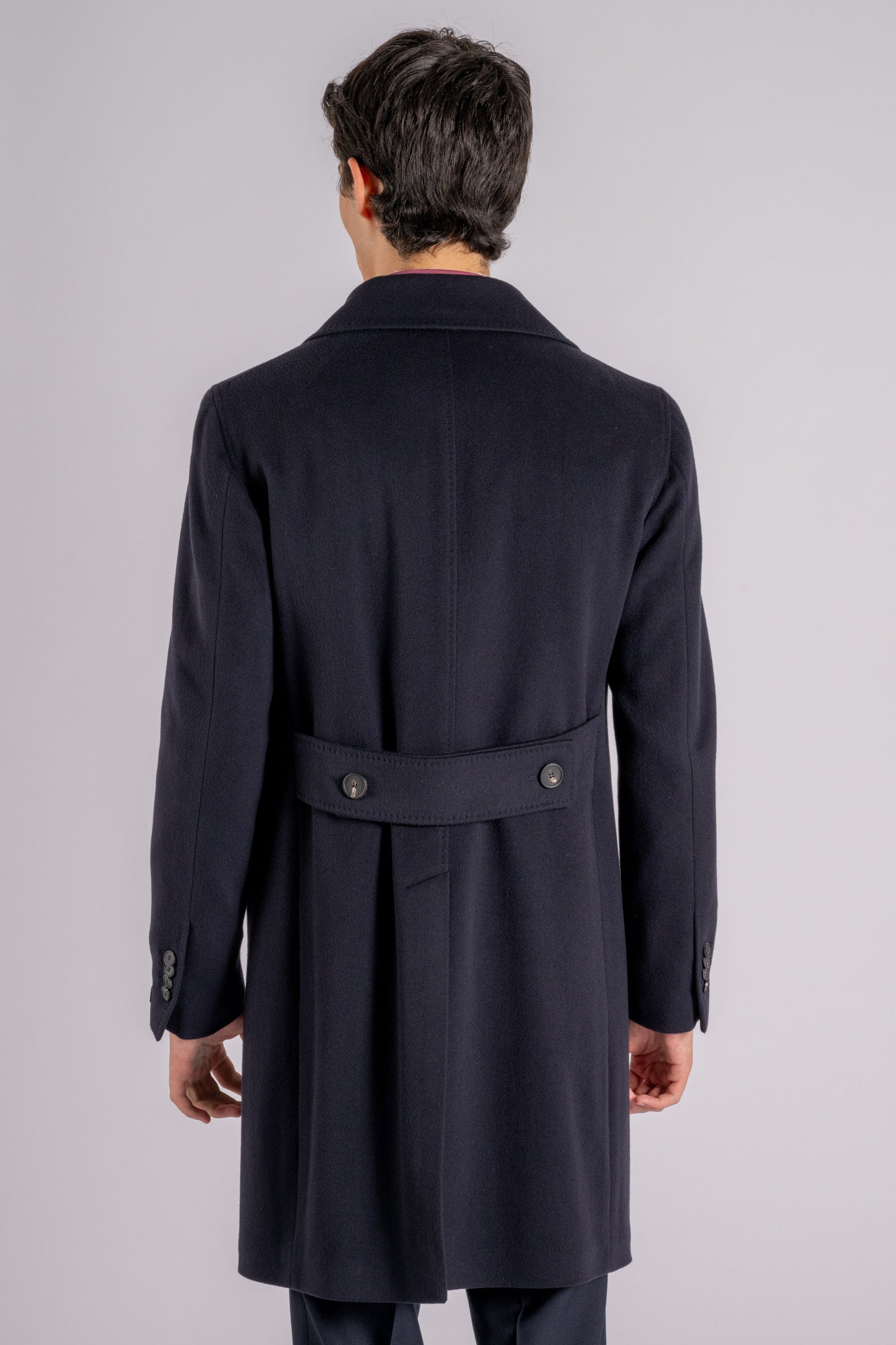  Tagliatore Blue Coat Virgin Wool/cashmere Blu Uomo - 5