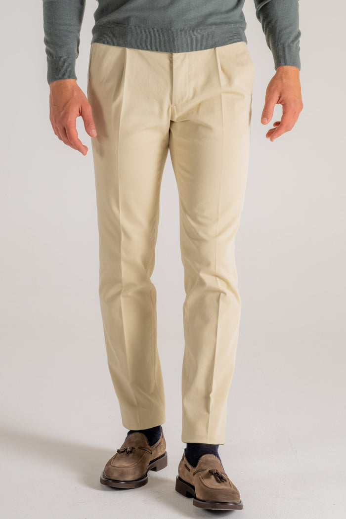 Incotex Pantalone Bianco Uomo-2