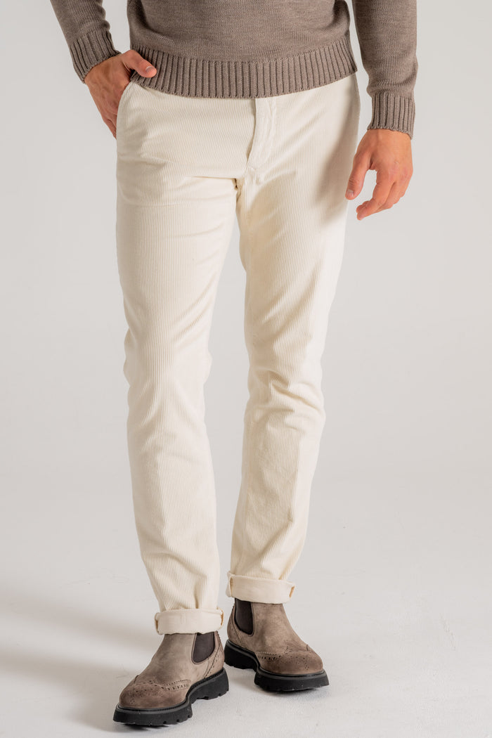 Incotex Slacks Pantalone Bianco Uomo-2