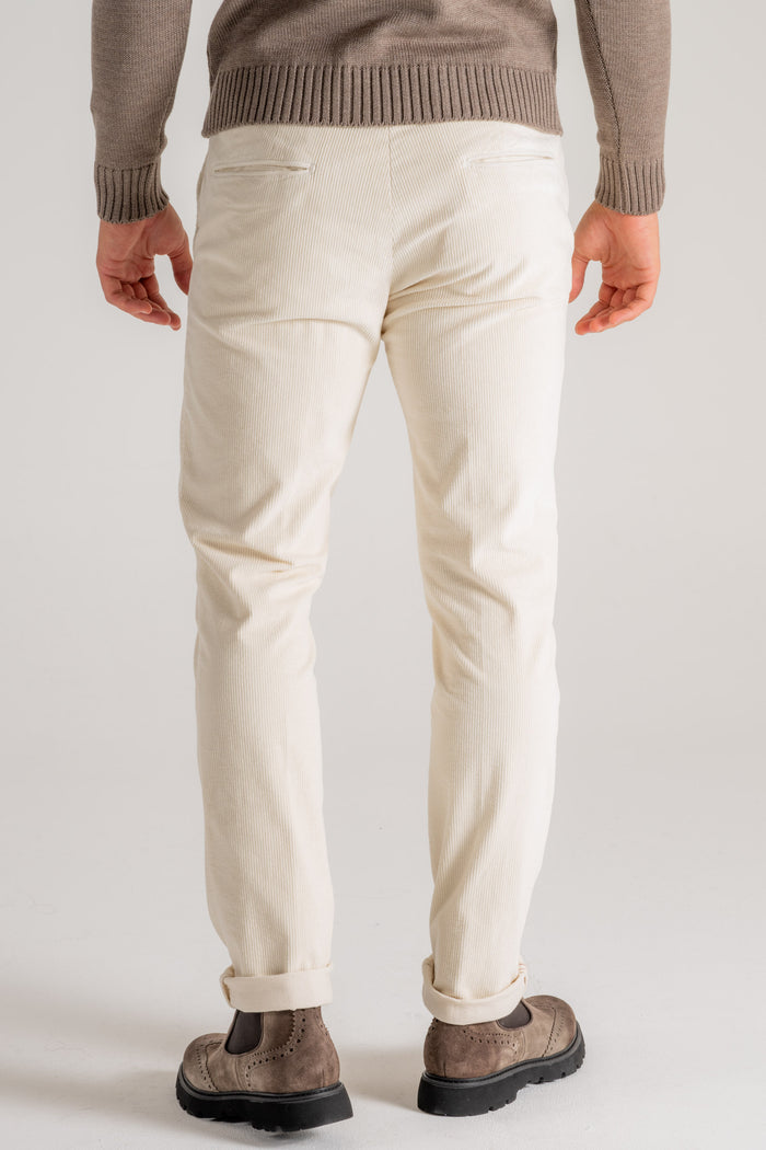  Incotex Slacks Pantalone Bianco Bianco Uomo - 5