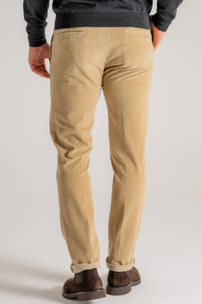  Incotex Slacks Pantalone Beige Beige Uomo - 5