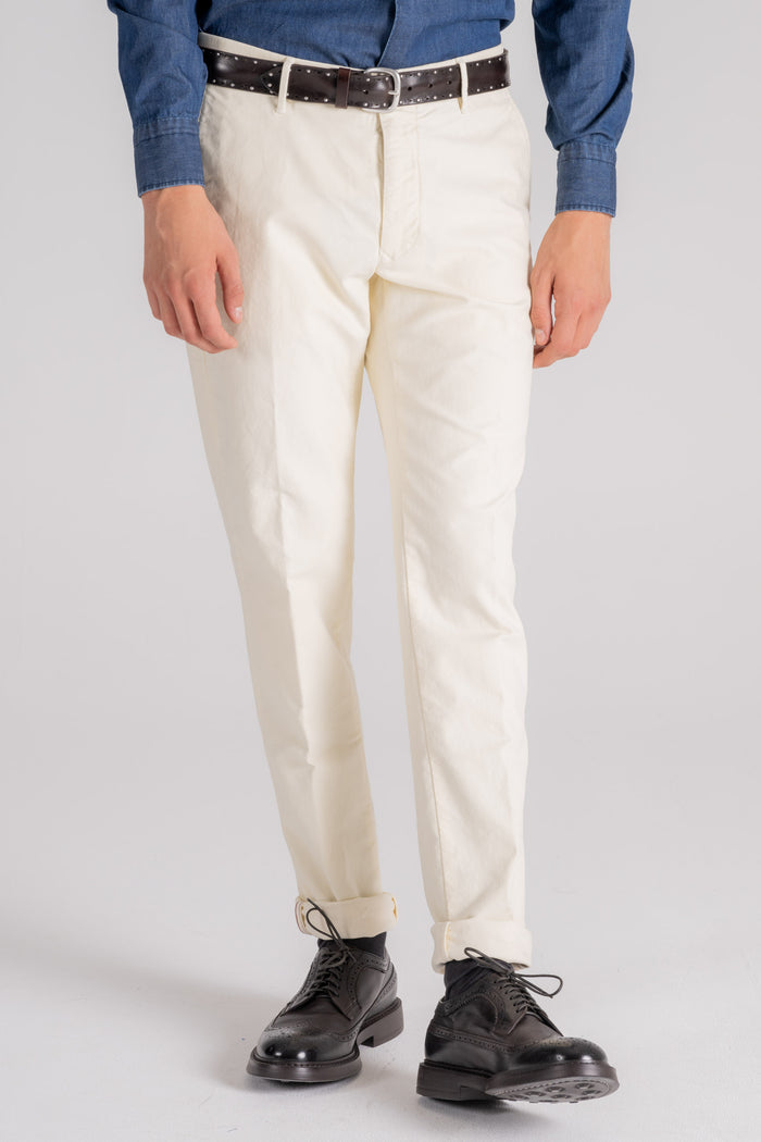 Incotex Slacks Pantalone Bianco-2