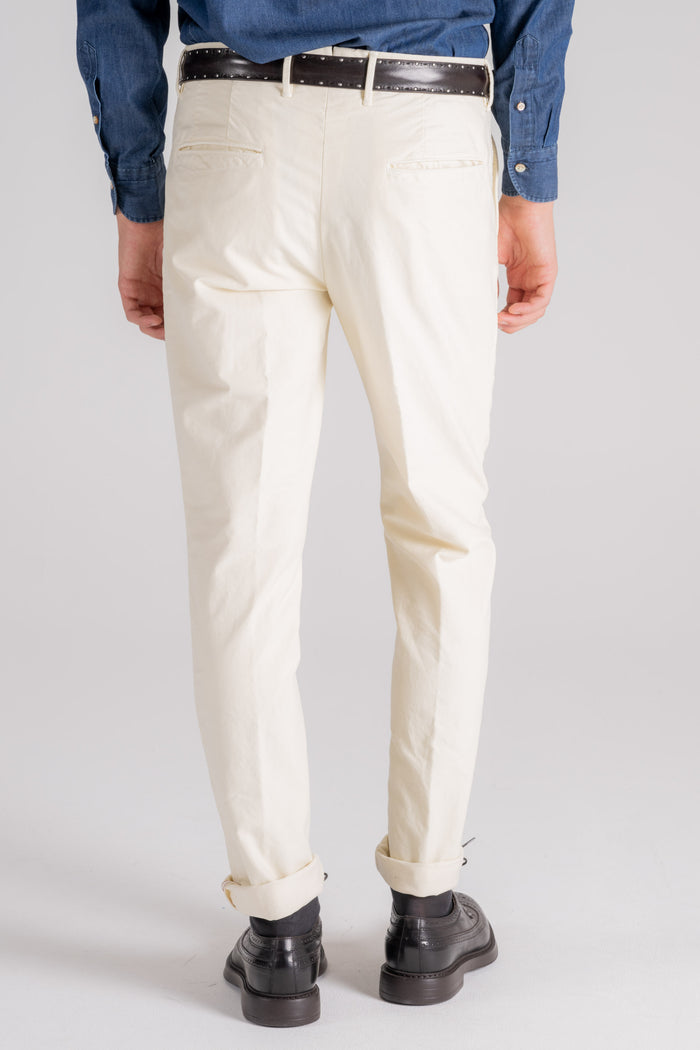  Incotex Slacks White Trousers Bianco Uomo - 3