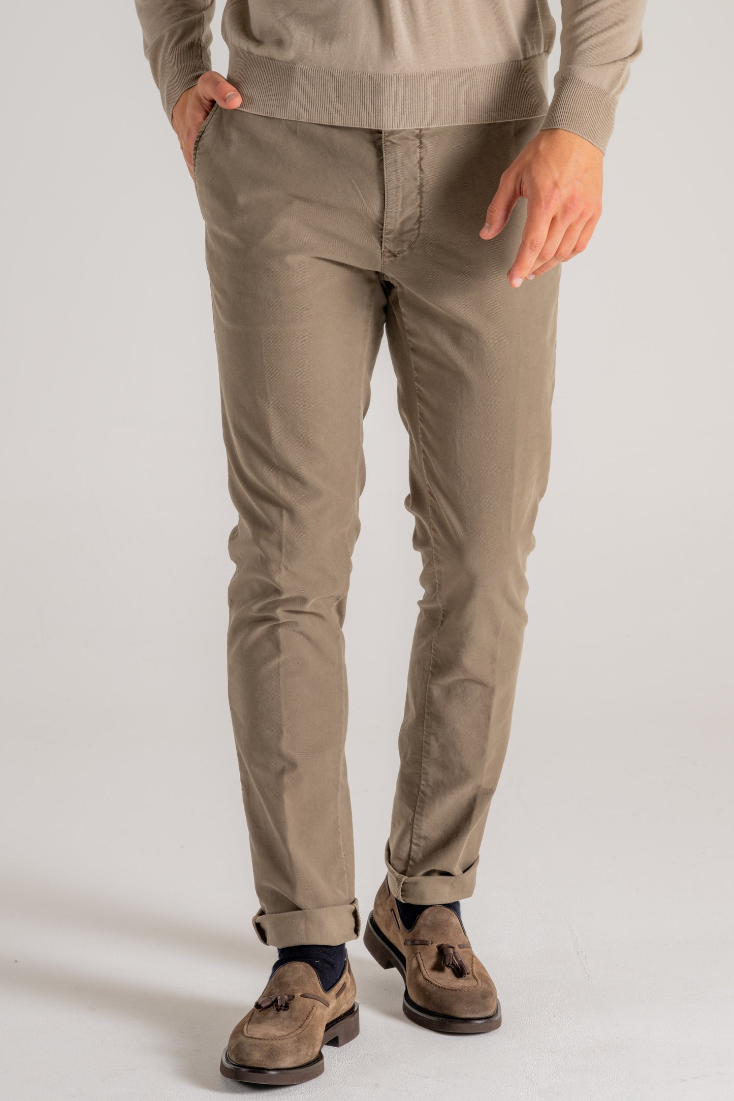  Incotex Slacks Pantalone Marrone Marrone Uomo - 1